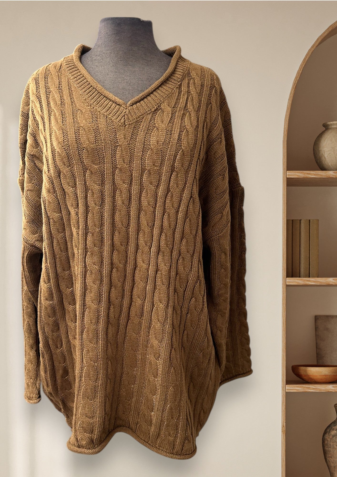 Chandail tricot (encolure en V)