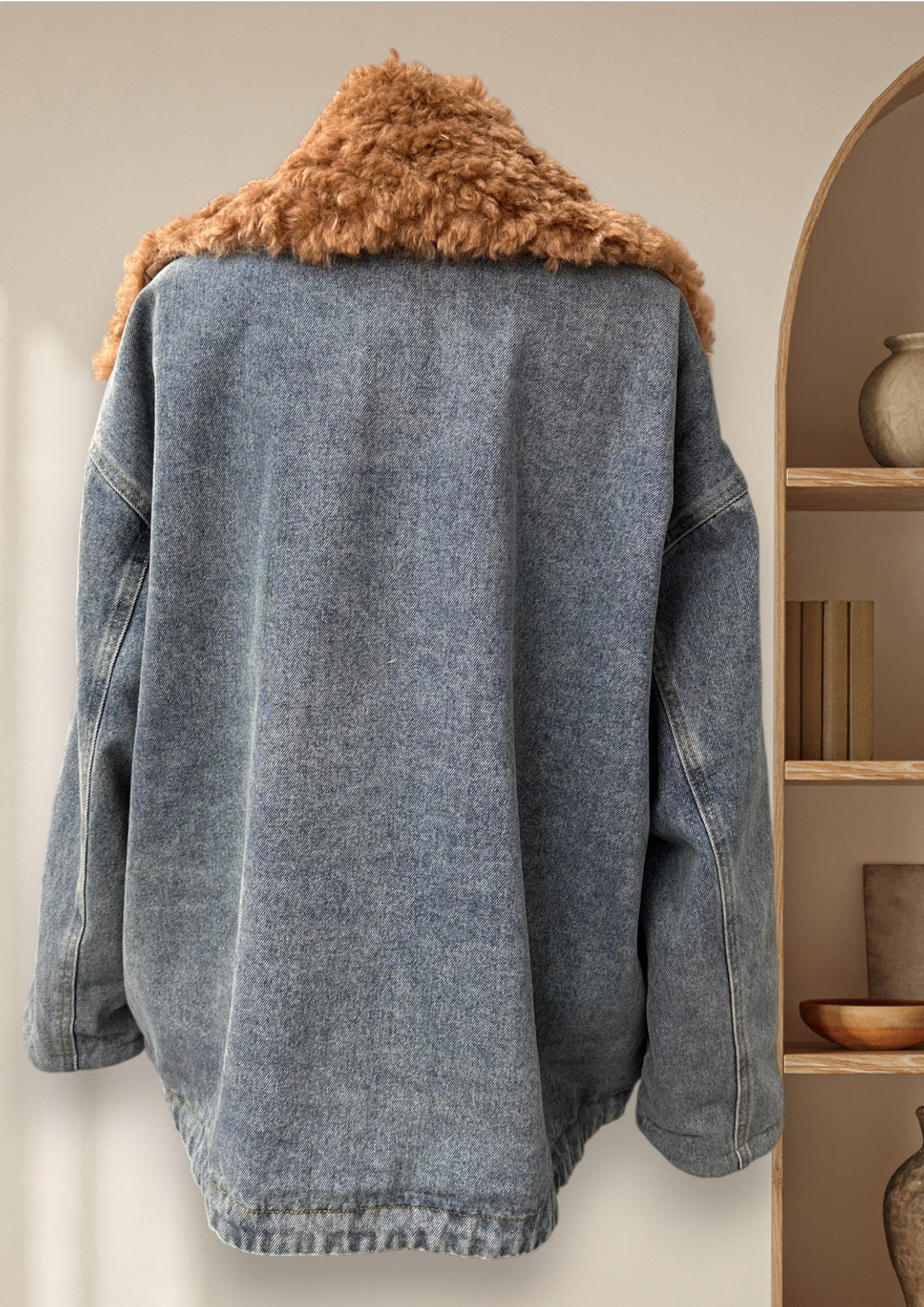 Manteau Jeans / Fausse Fourrure