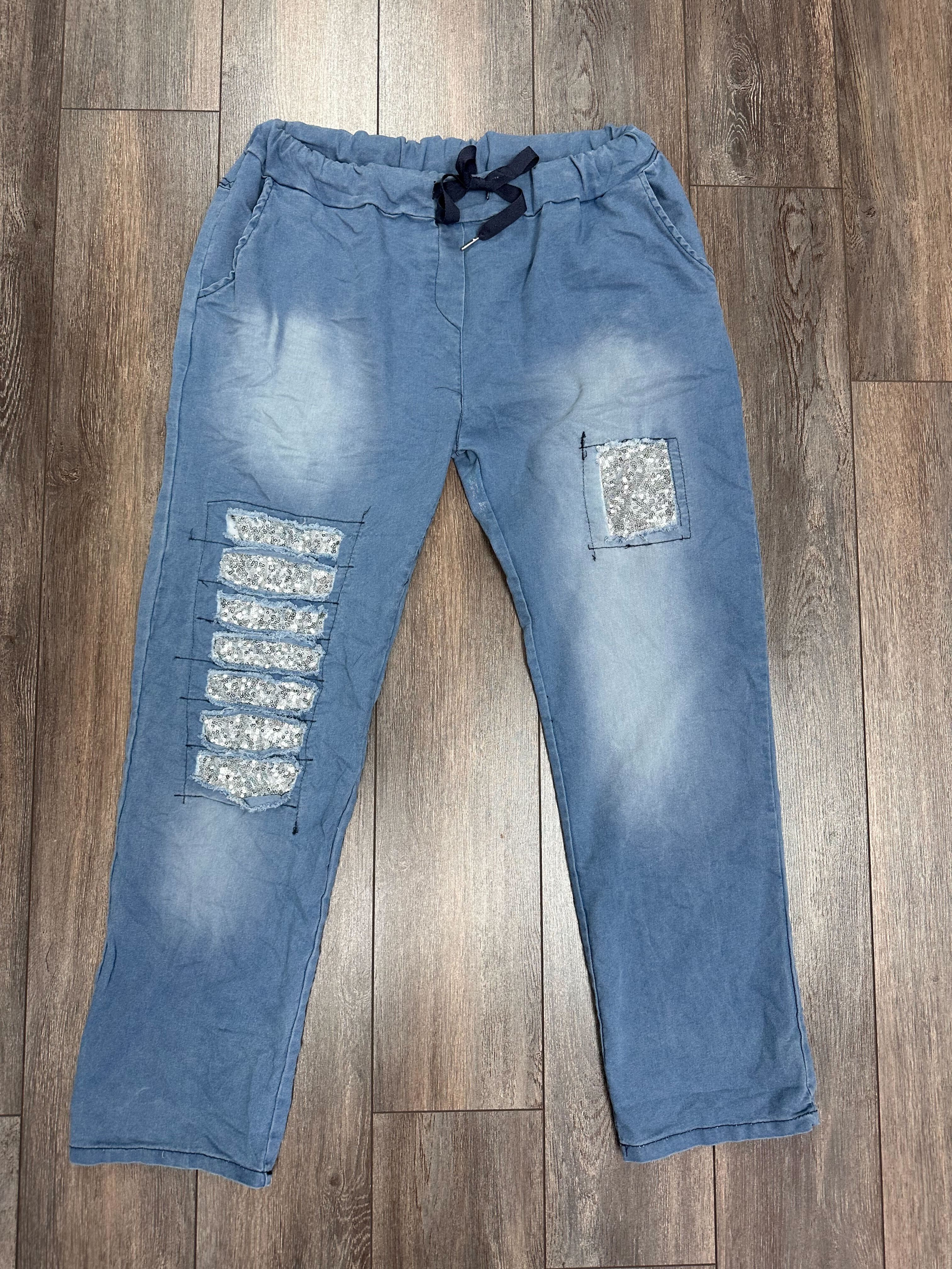 Nouveauté jeans avec brillant printemps/été 2024