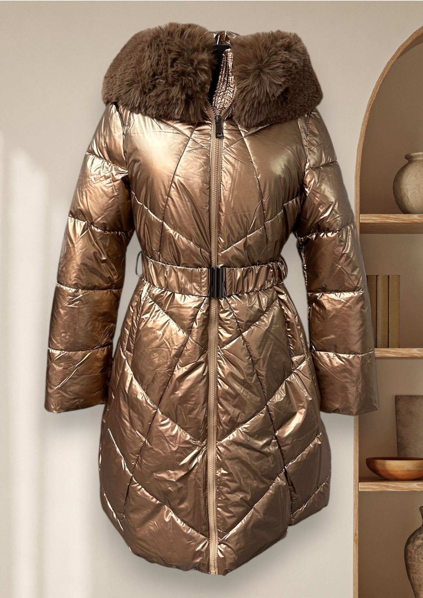 Manteau d'hiver (or métallique)