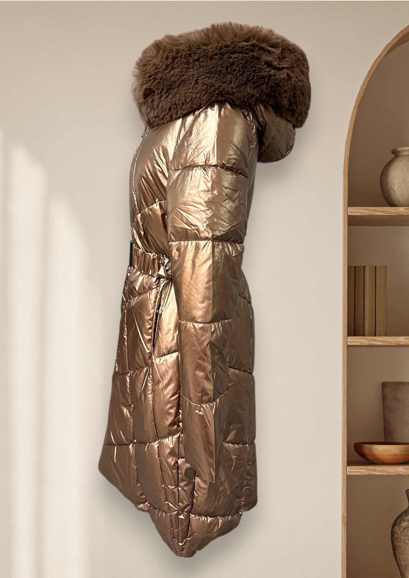 Manteau d'hiver (or métallique)