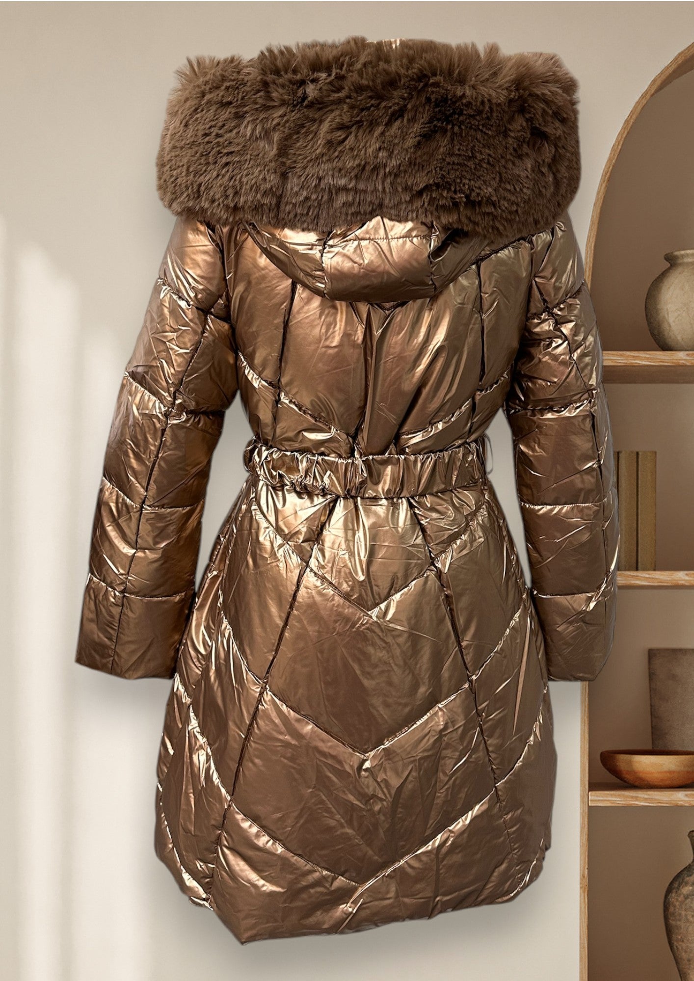 Manteau d'hiver (or métallique)