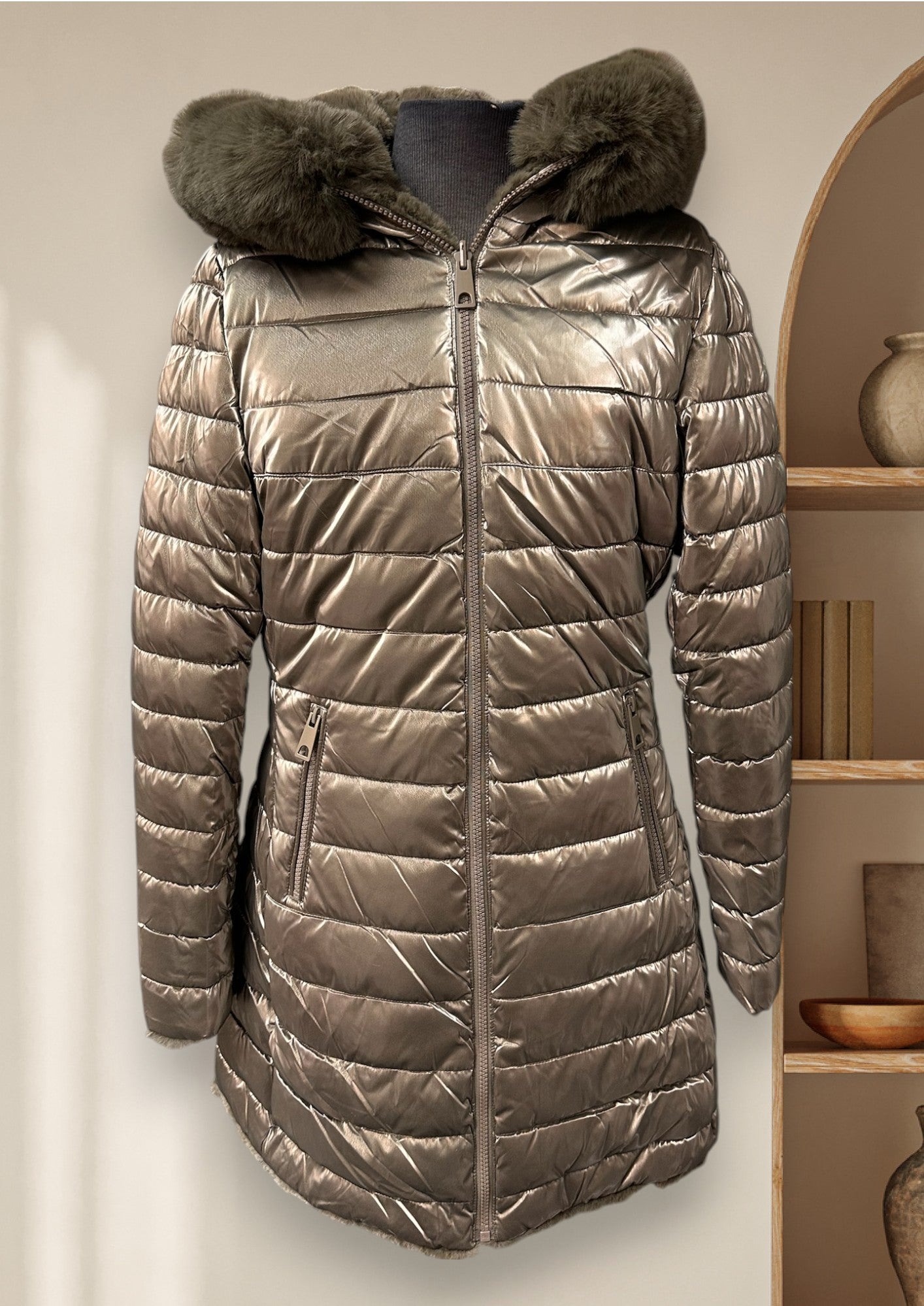 Manteau d'hiver réversible