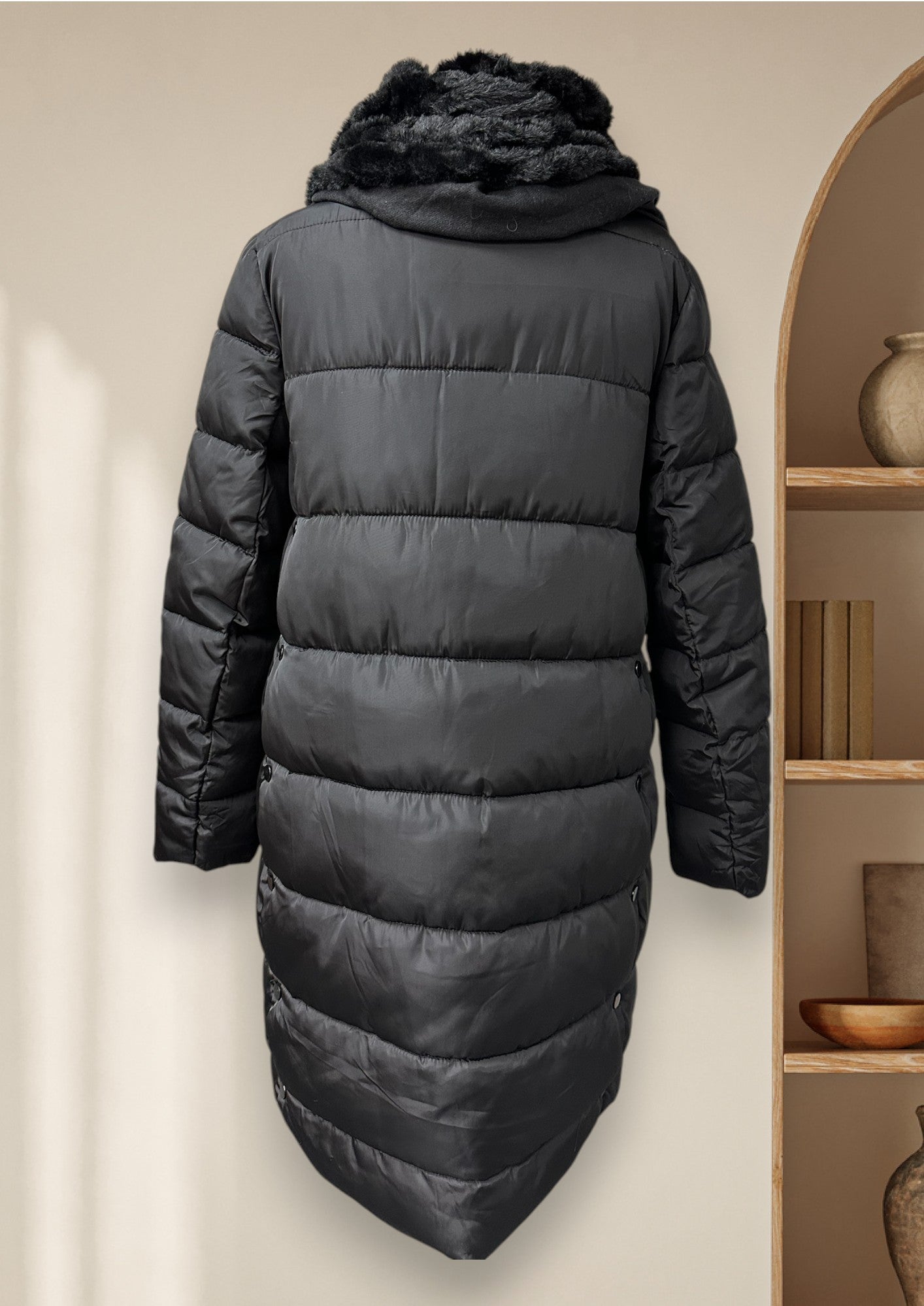 Manteau d'hiver avec foulard