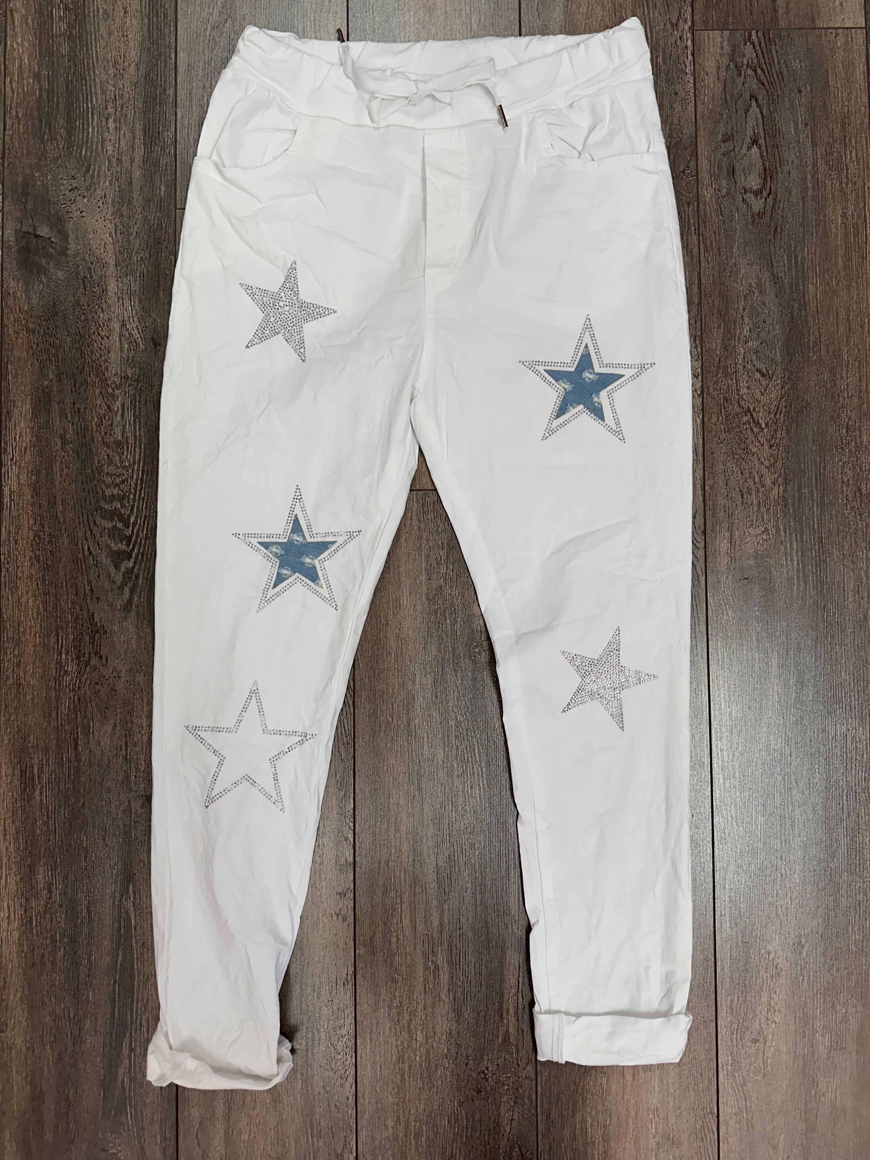 Nouveauté pantalon avec étoiles printemps/été 2024