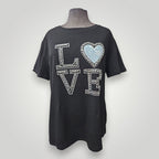 T-shirt col rond (love)