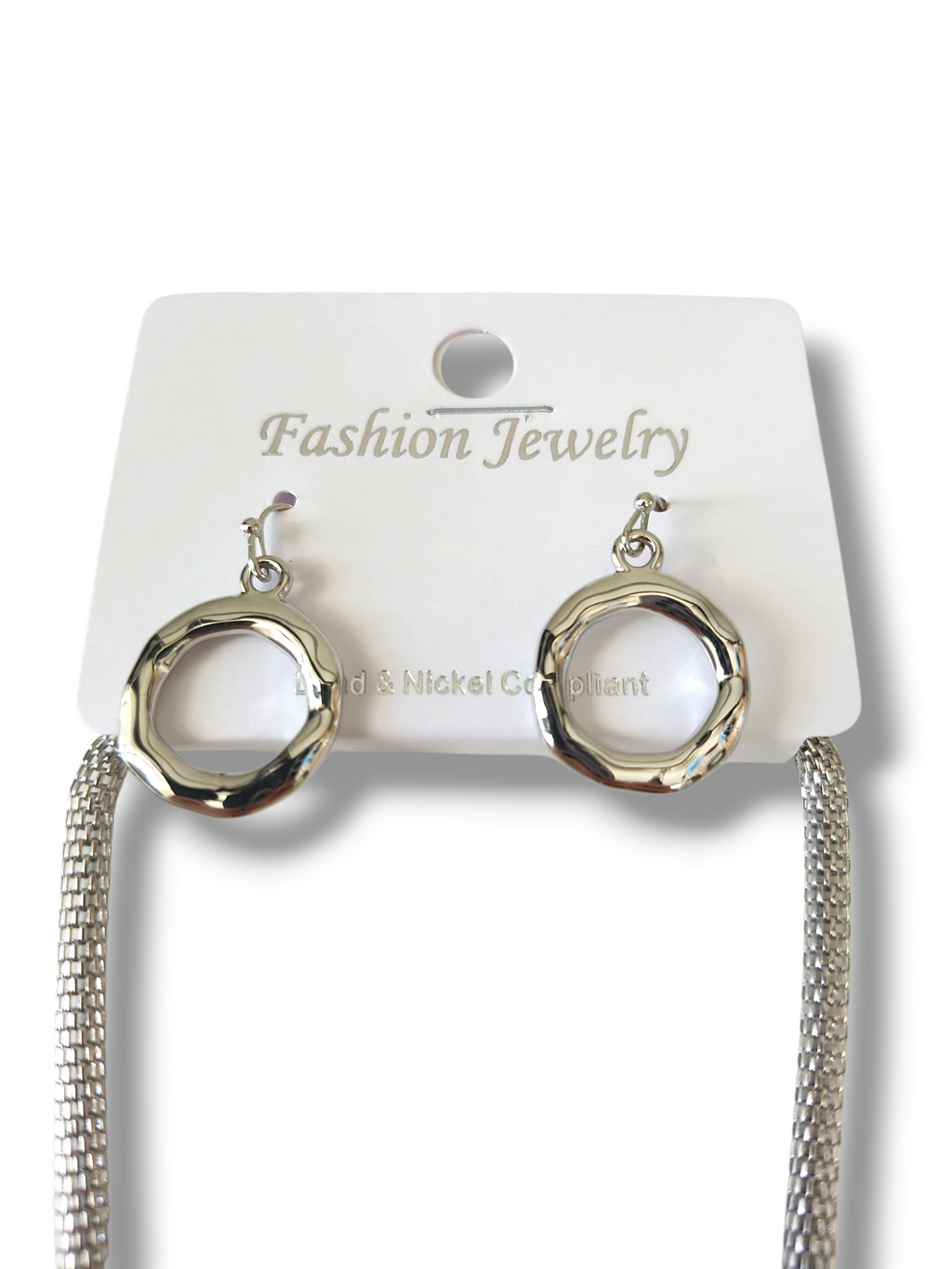 Collier et boucles d'oreilles en Nickel