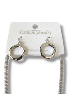 Collier et boucles d'oreilles en Nickel