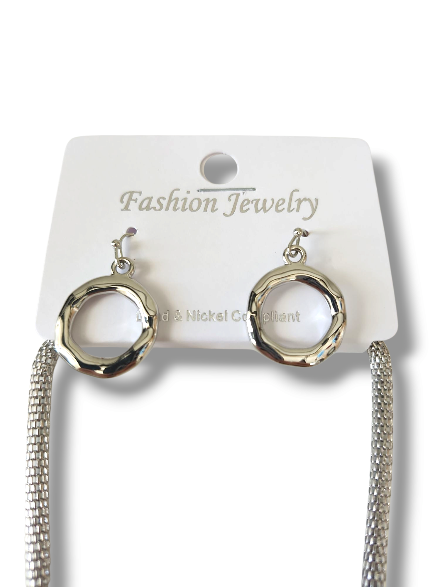 Collier et boucles d'oreilles en Nickel