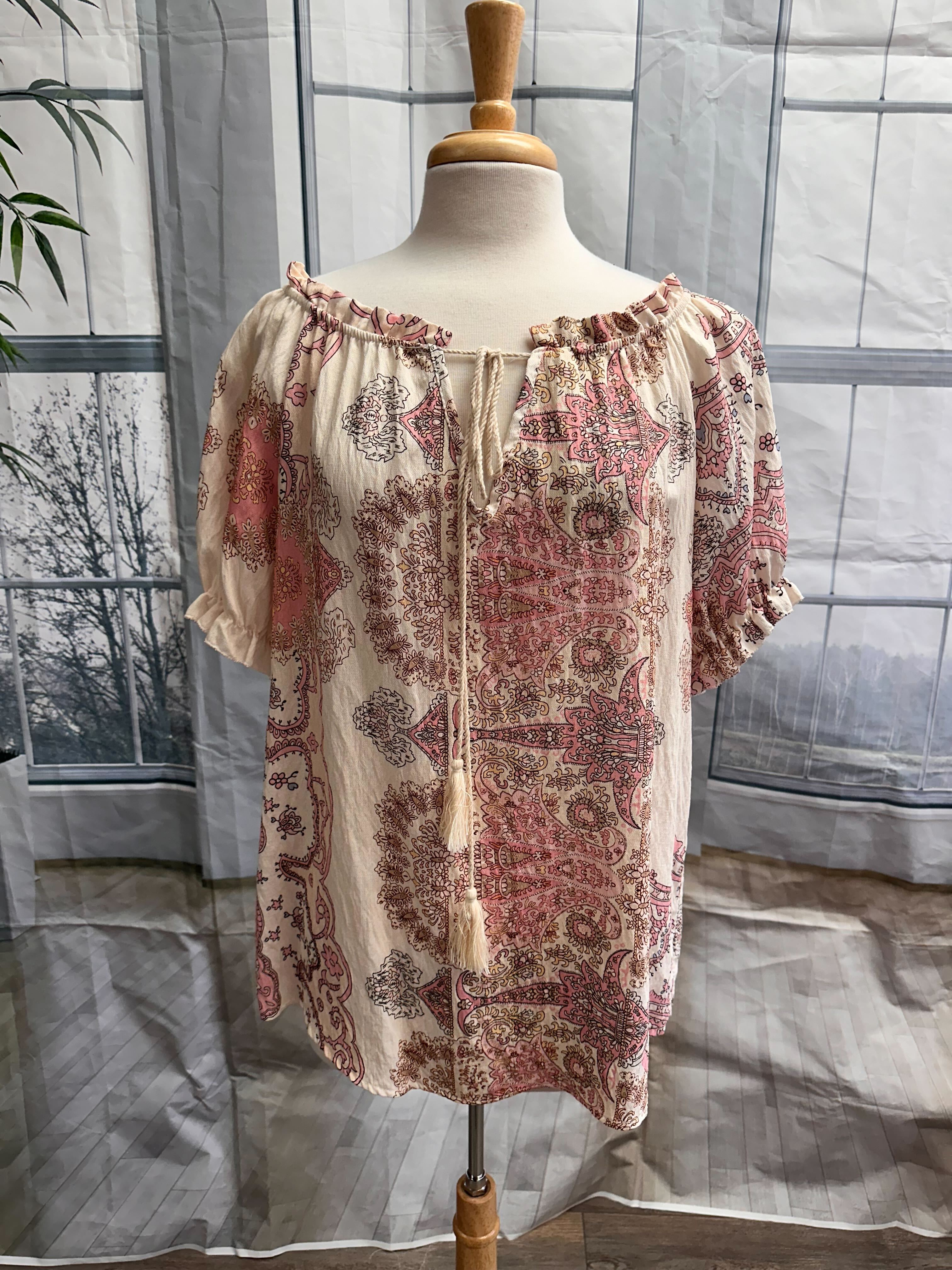 Nouveauté blouse boho printemps/été 2024