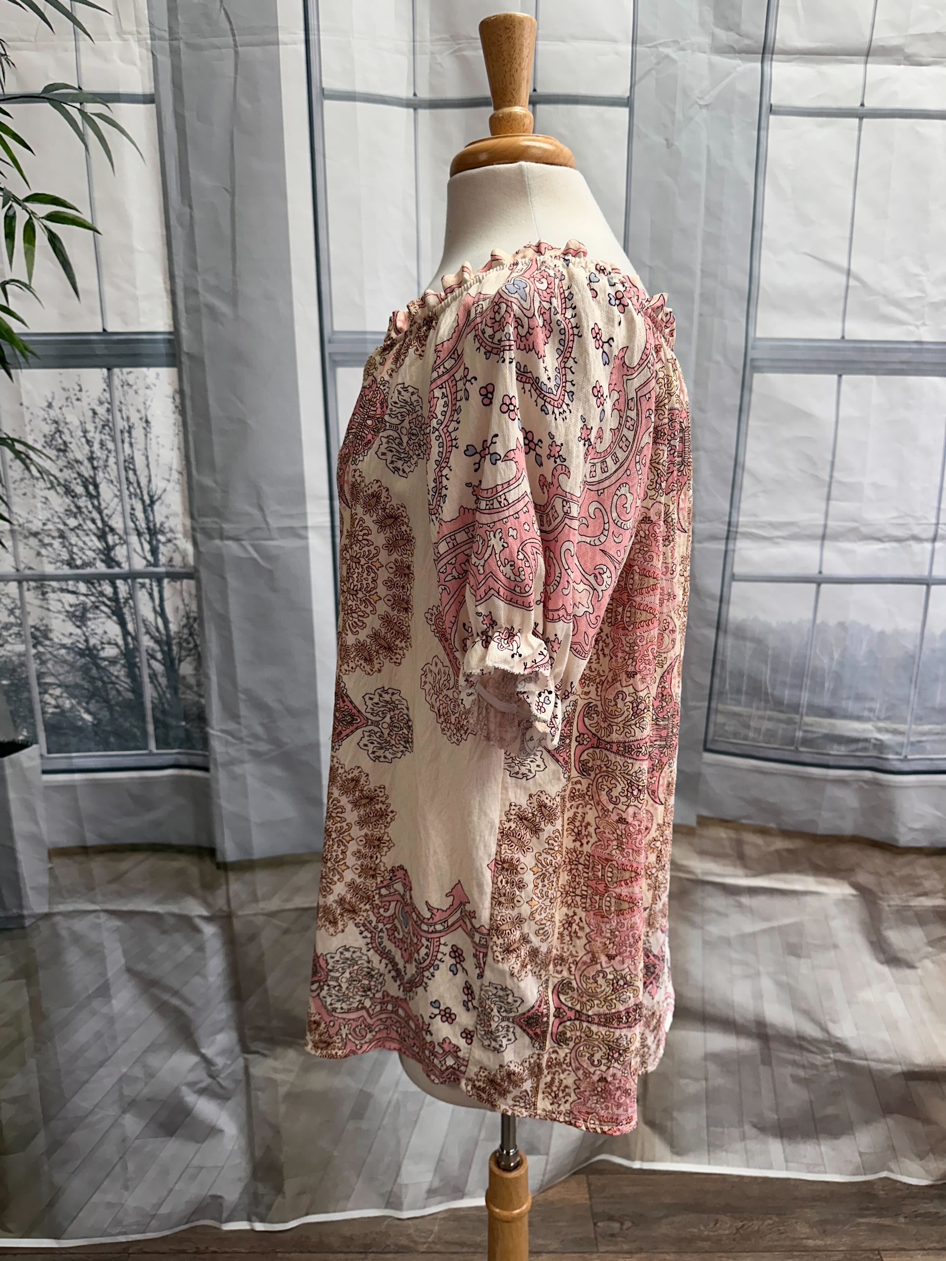 Nouveauté blouse boho printemps/été 2024