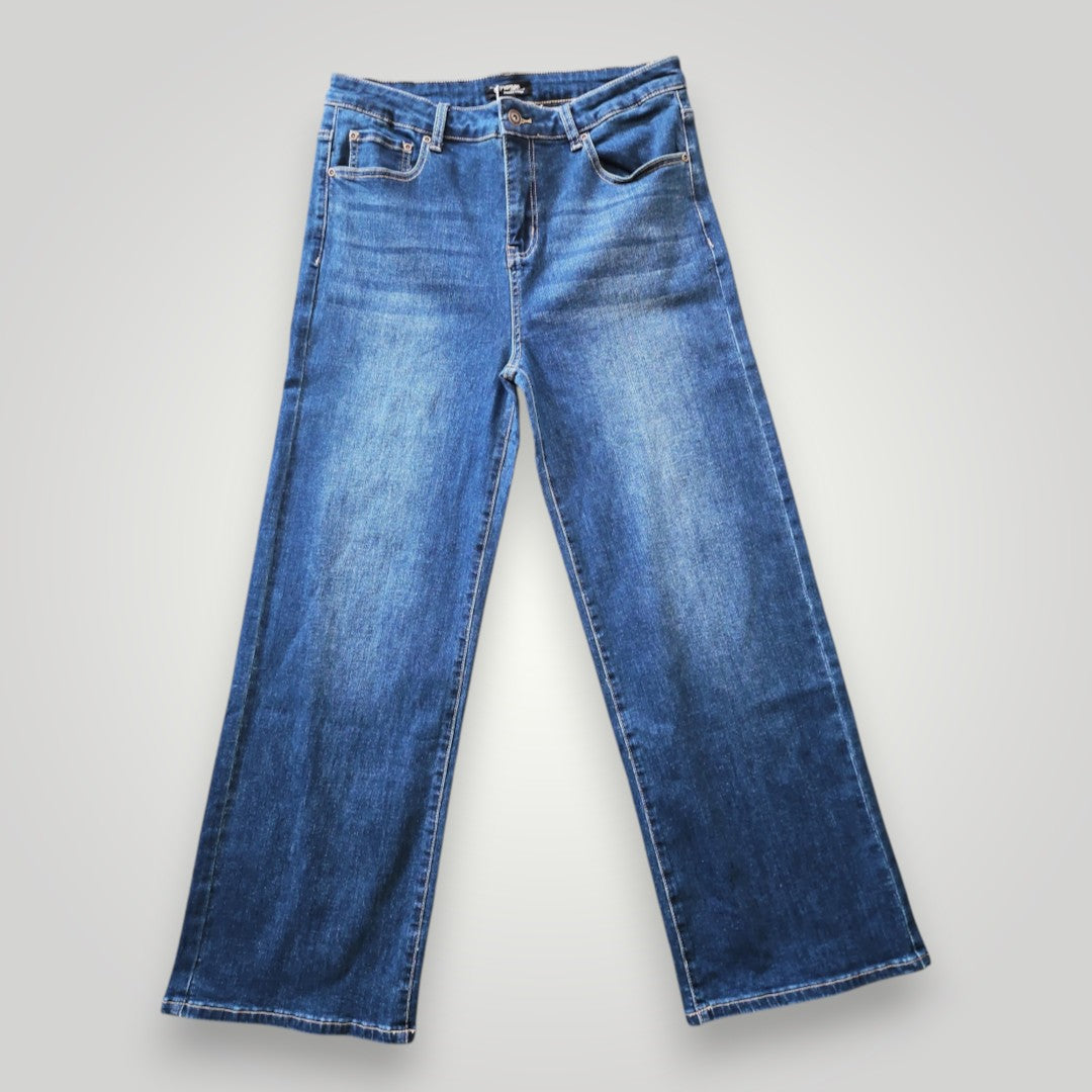 Jeans Orange Village Fashion (Bleu moyen)