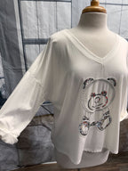 Nouveauté chandail ourson printemps/été 2024- BOUTIQUE SYLBELLE