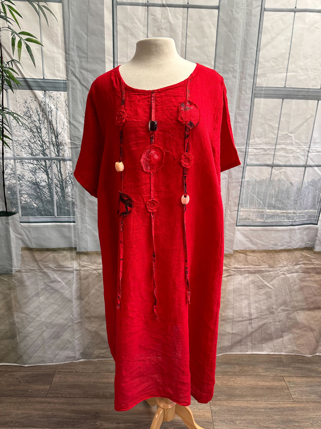 Nouveauté robe en lin