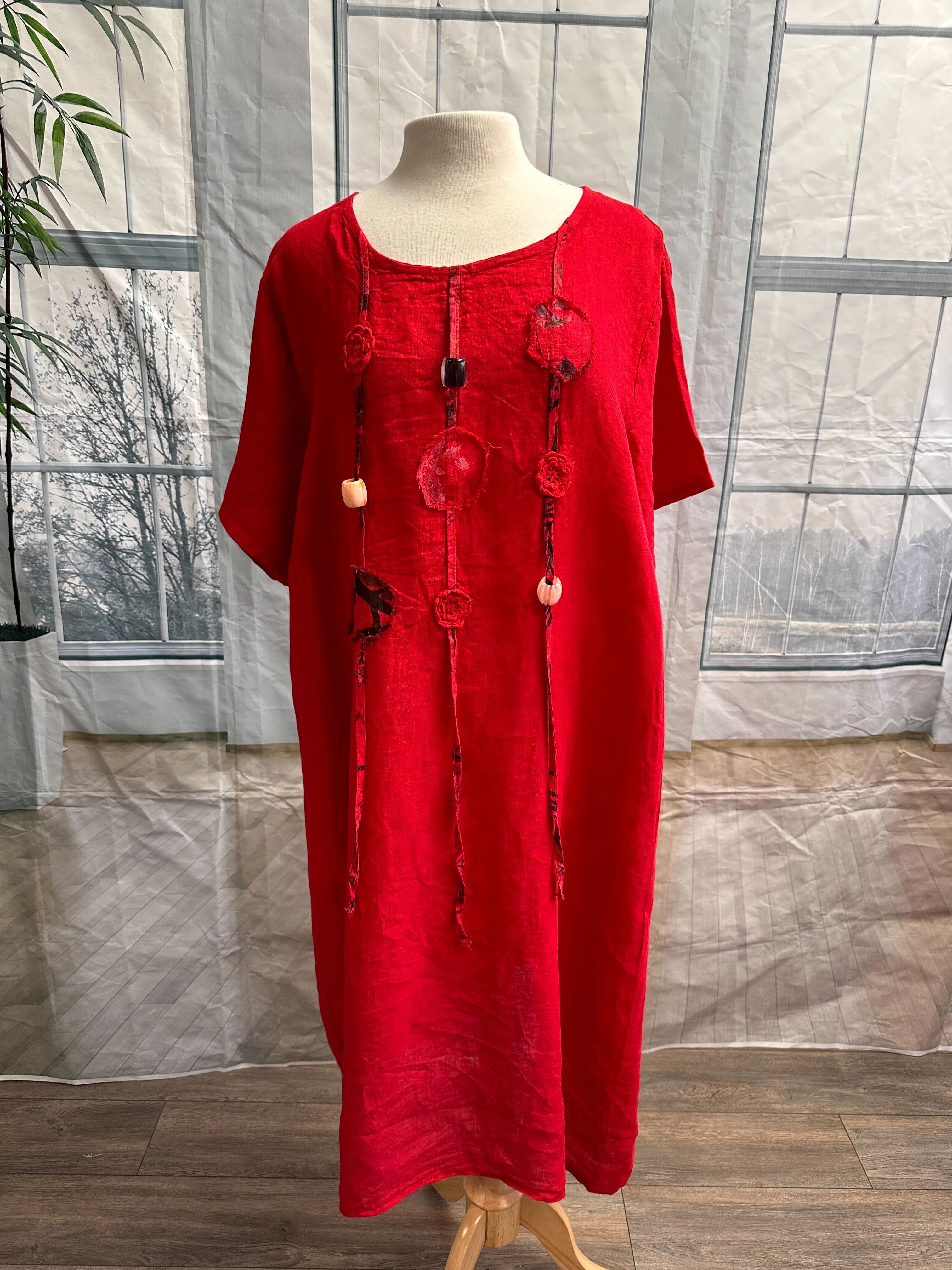 Nouveauté robe en lin