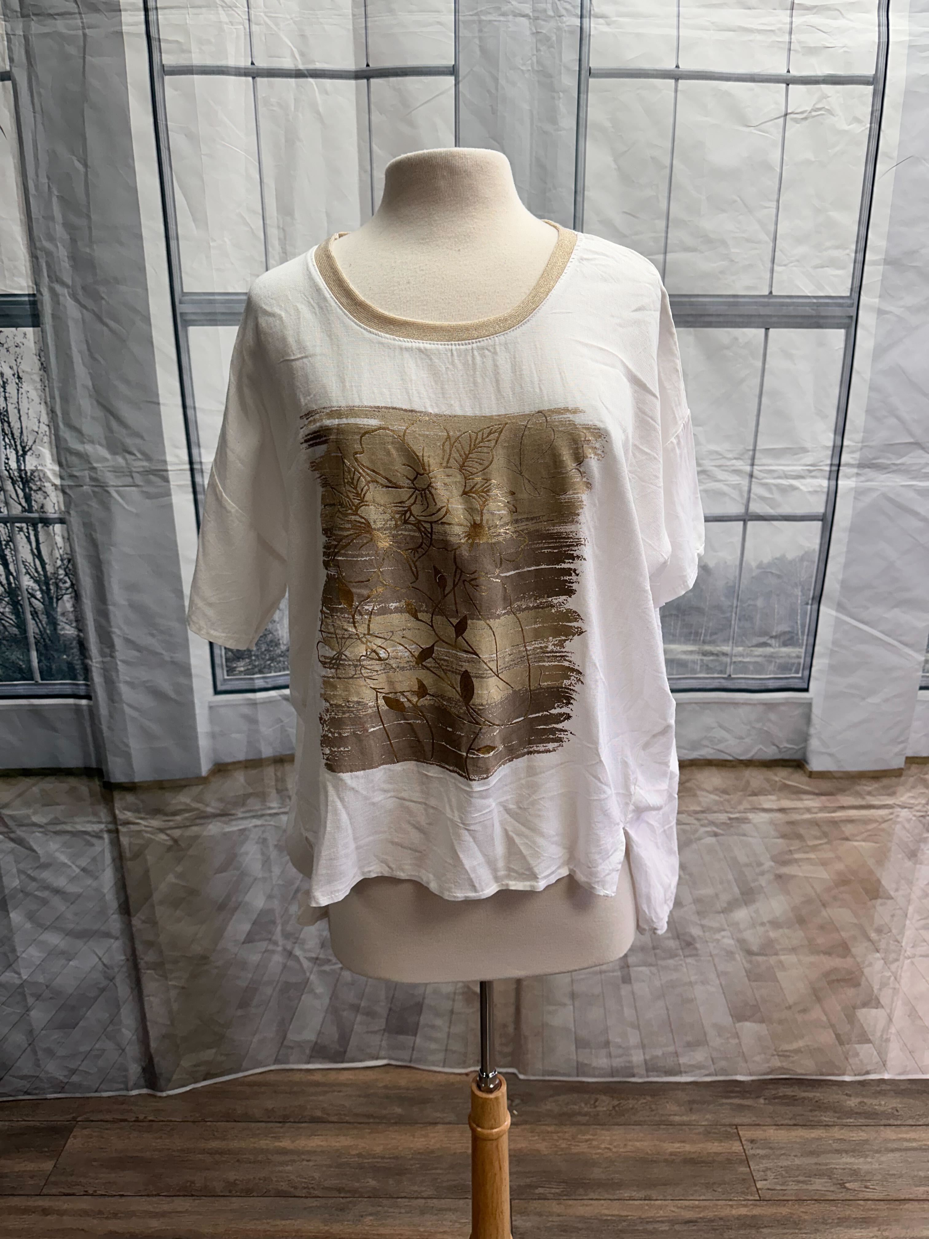 Chandail t-shirt printemps/été 2024-BOUTIQUE SYLBELLE
