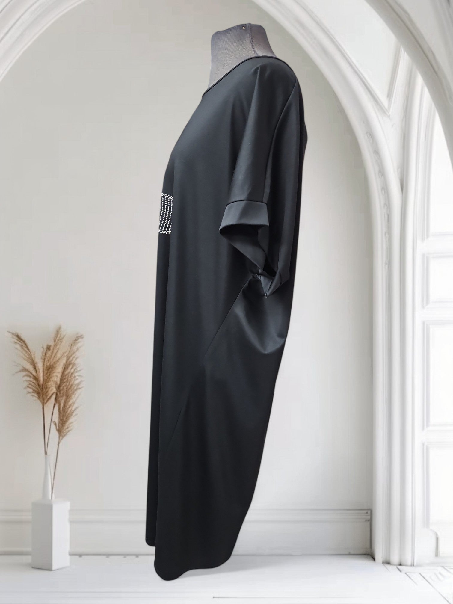 Robe t-shirt avec une fleur