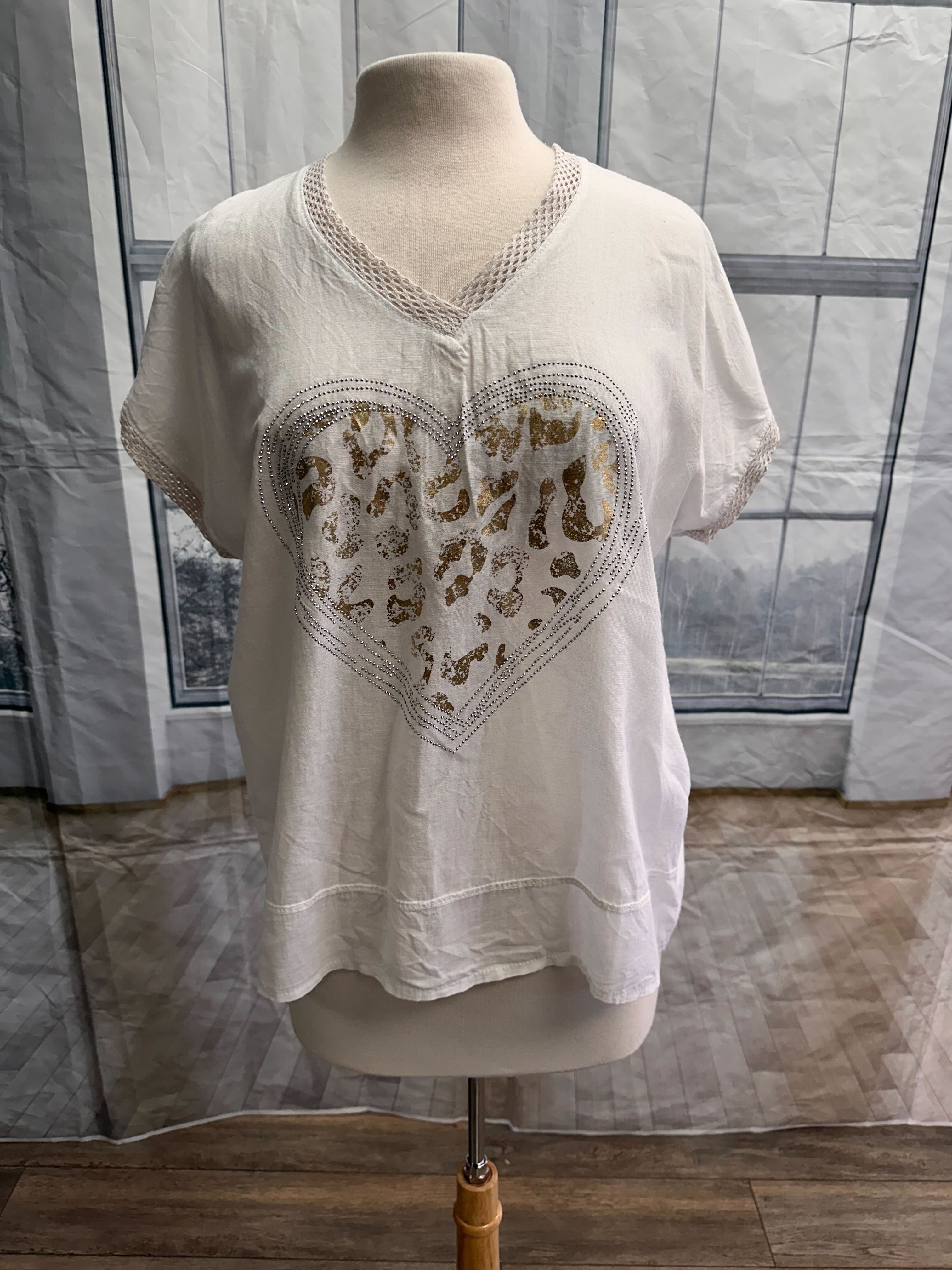 Chandail t-shirt printemps/été 2024-BOUTIQUE SYLBELLE