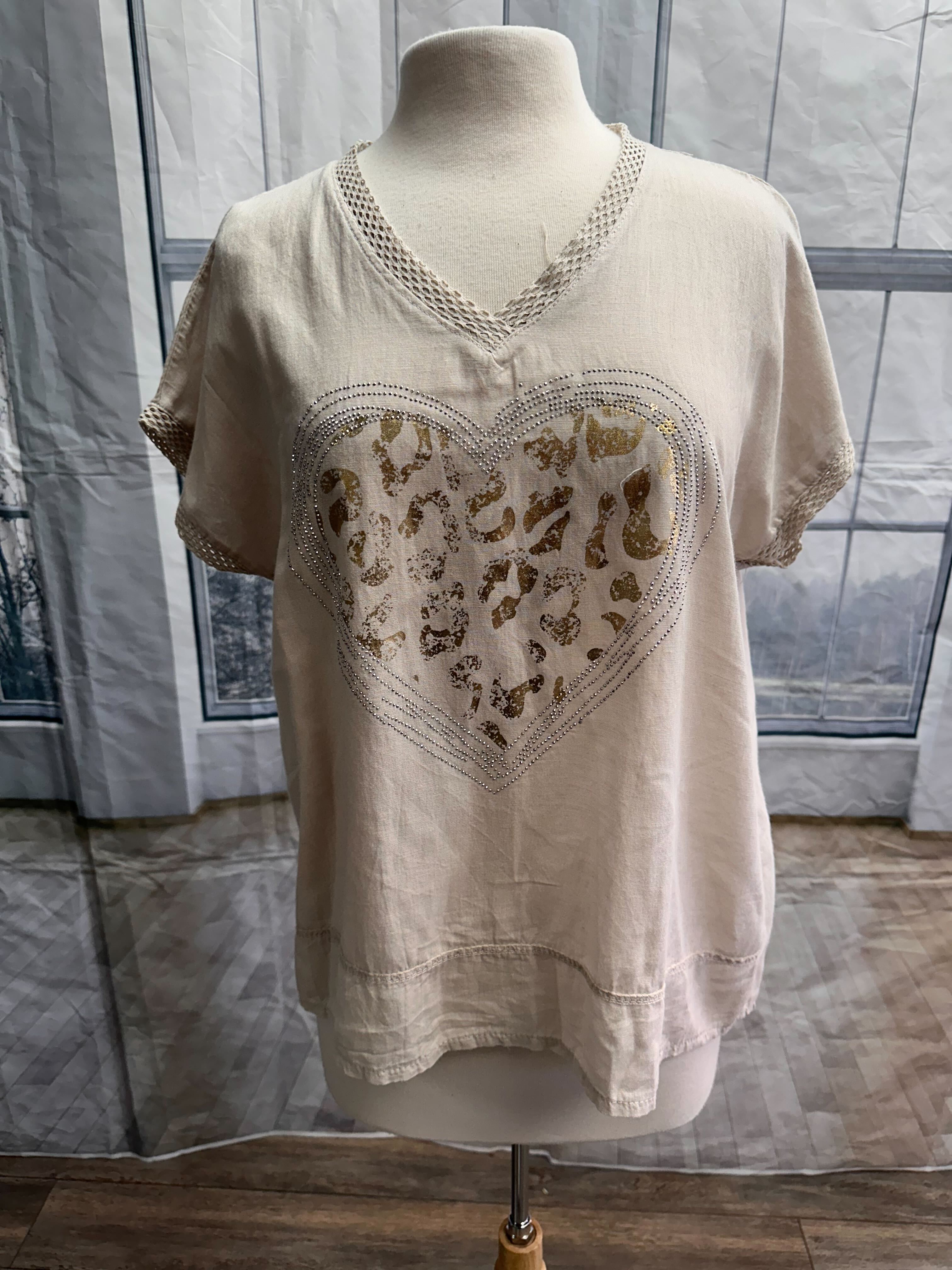 Chandail t-shirt printemps/été 2024-BOUTIQUE SYLBELLE