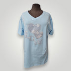 T-shirt col en V (love)