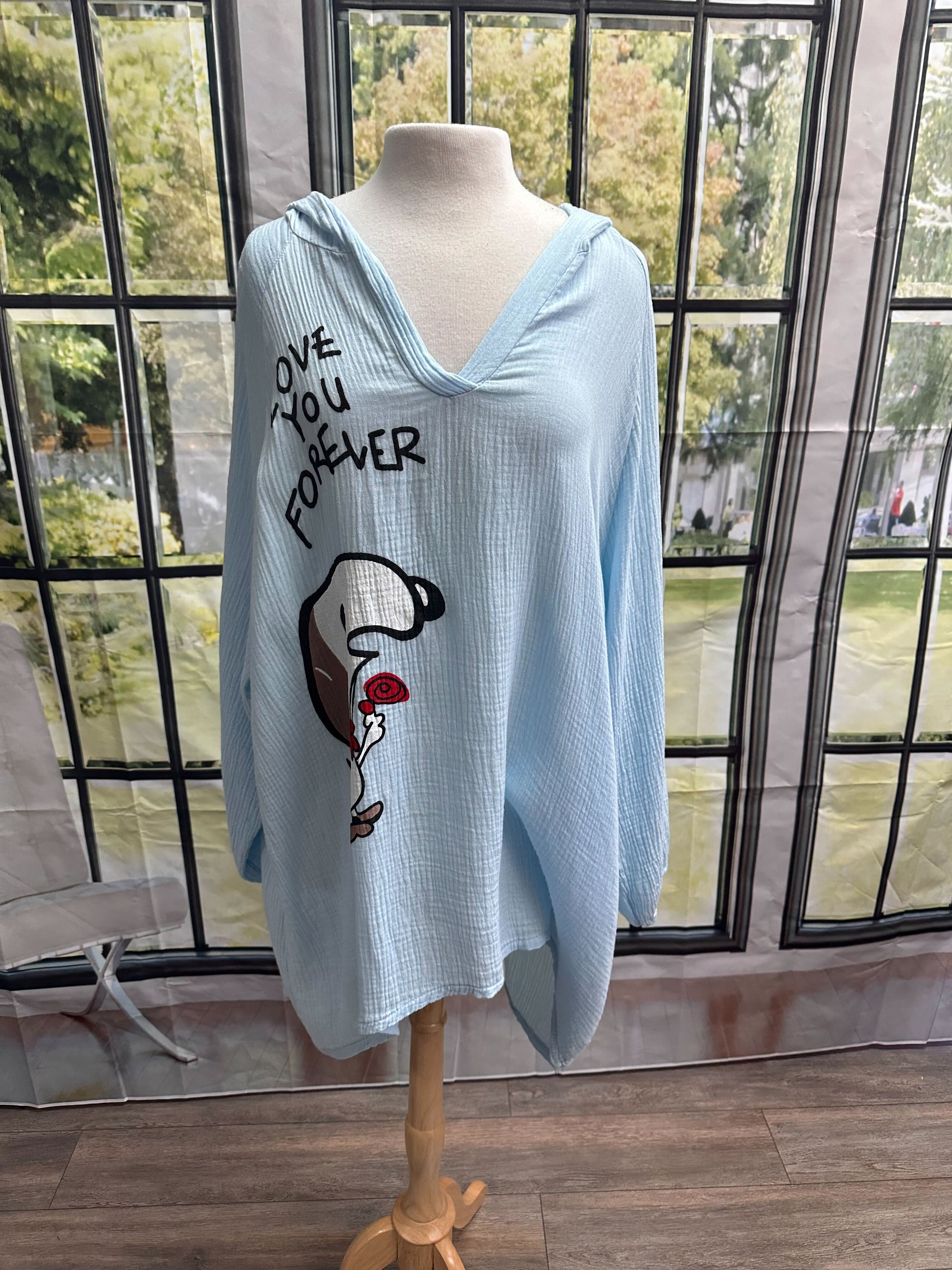 Nouveauté chandail Snoopy à capuchon printemps/été 2024-BOUTIQUE SYLBELLE