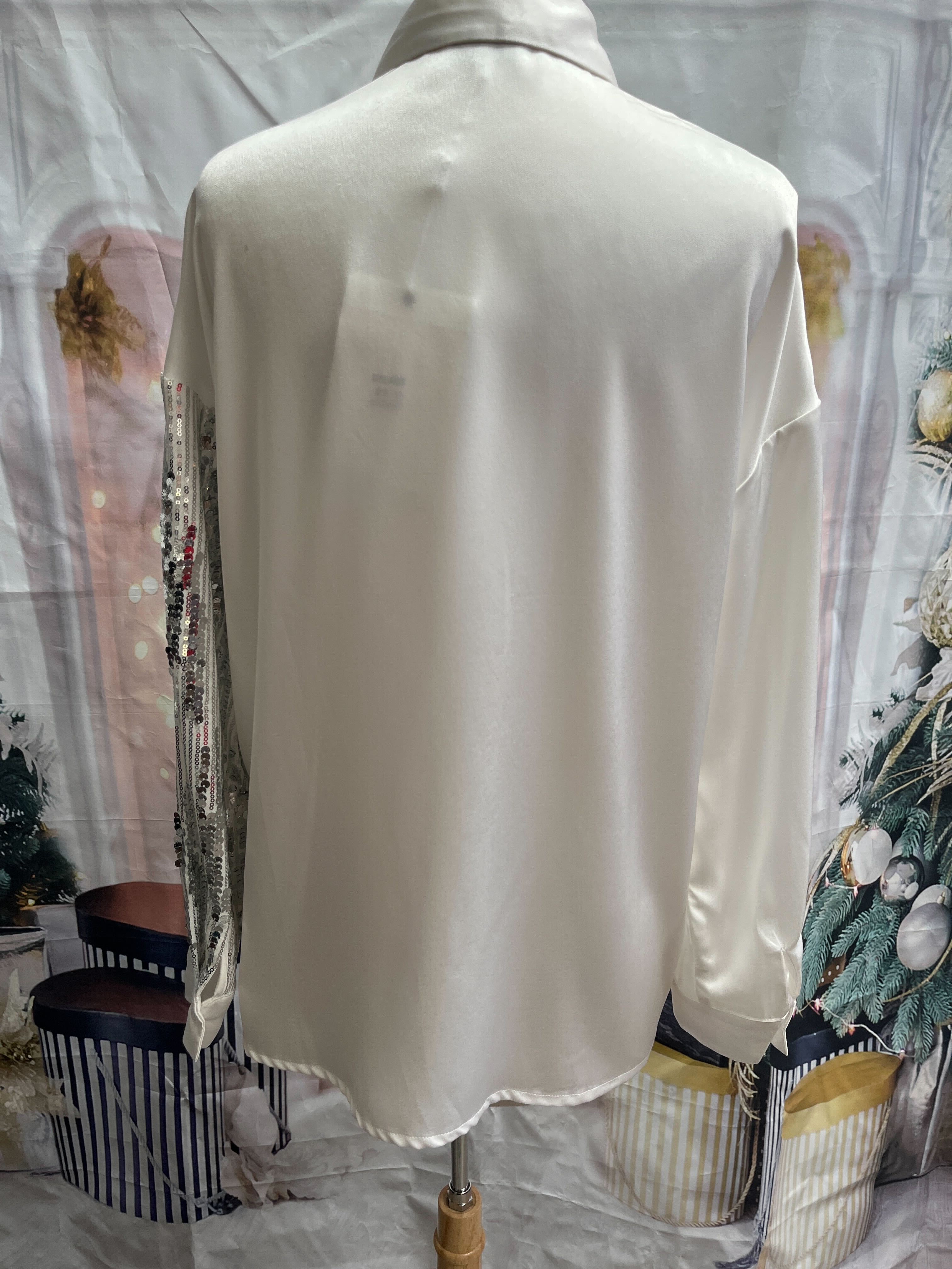 Nouveauté blouse avec paillettes automne/hiver 2024-2025- BOUTIQUE SYLBELLE