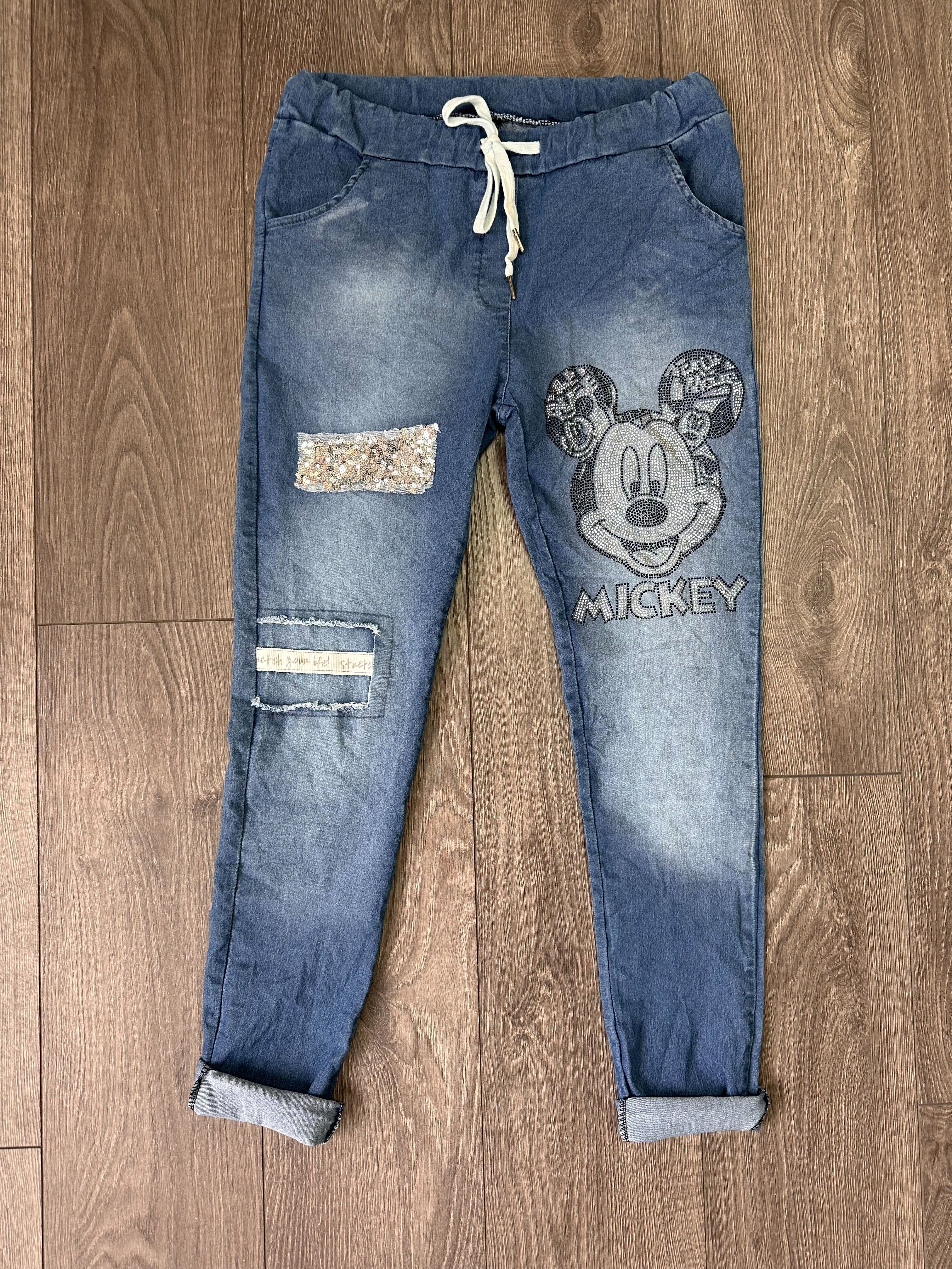 Nouveauté jeans en tencel Mickey automne/hiver 2024-2025-BOUTIQUE