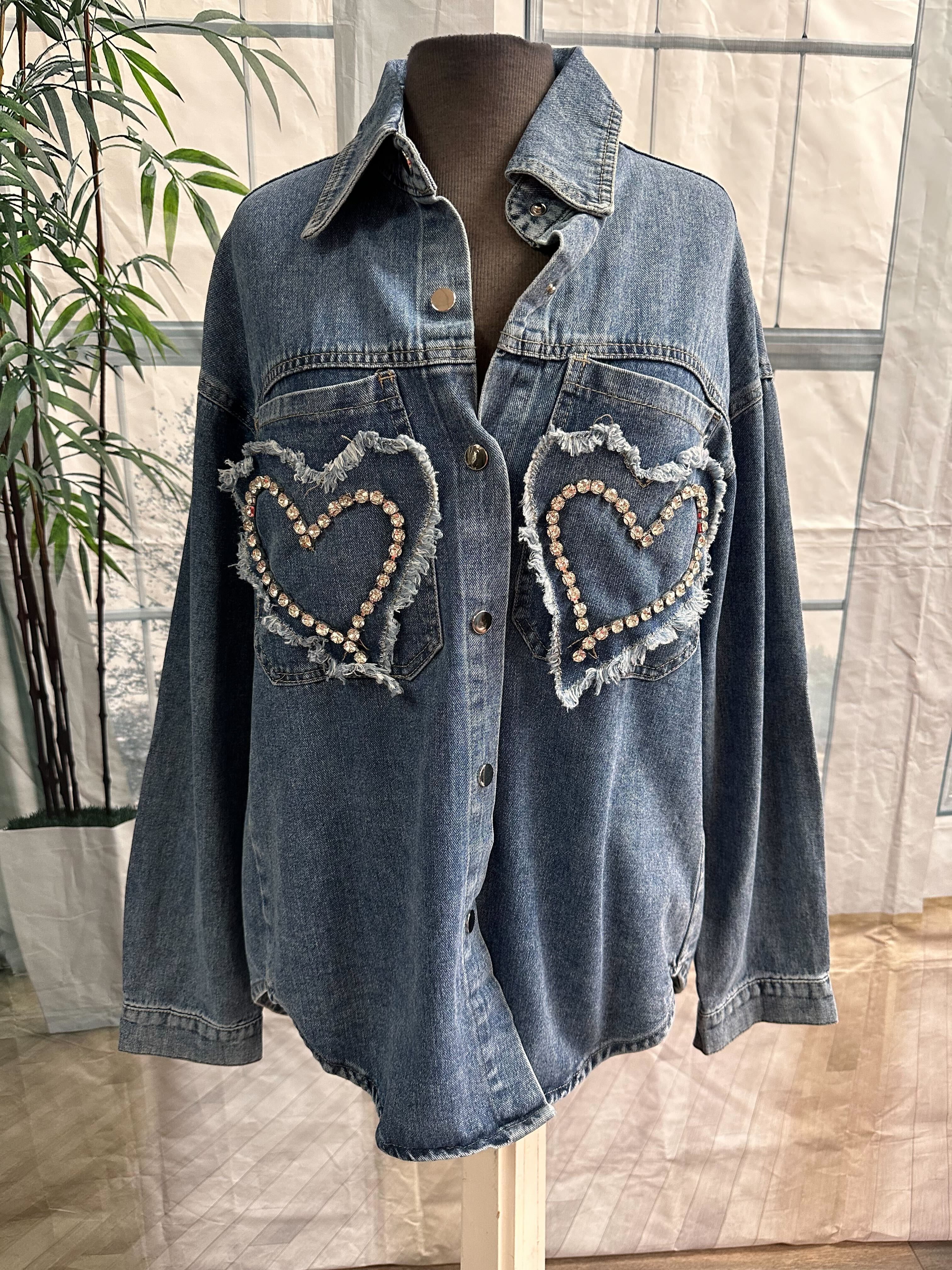 Nouveauté blouse en jeans - BOUTIQUE SYLBELLE