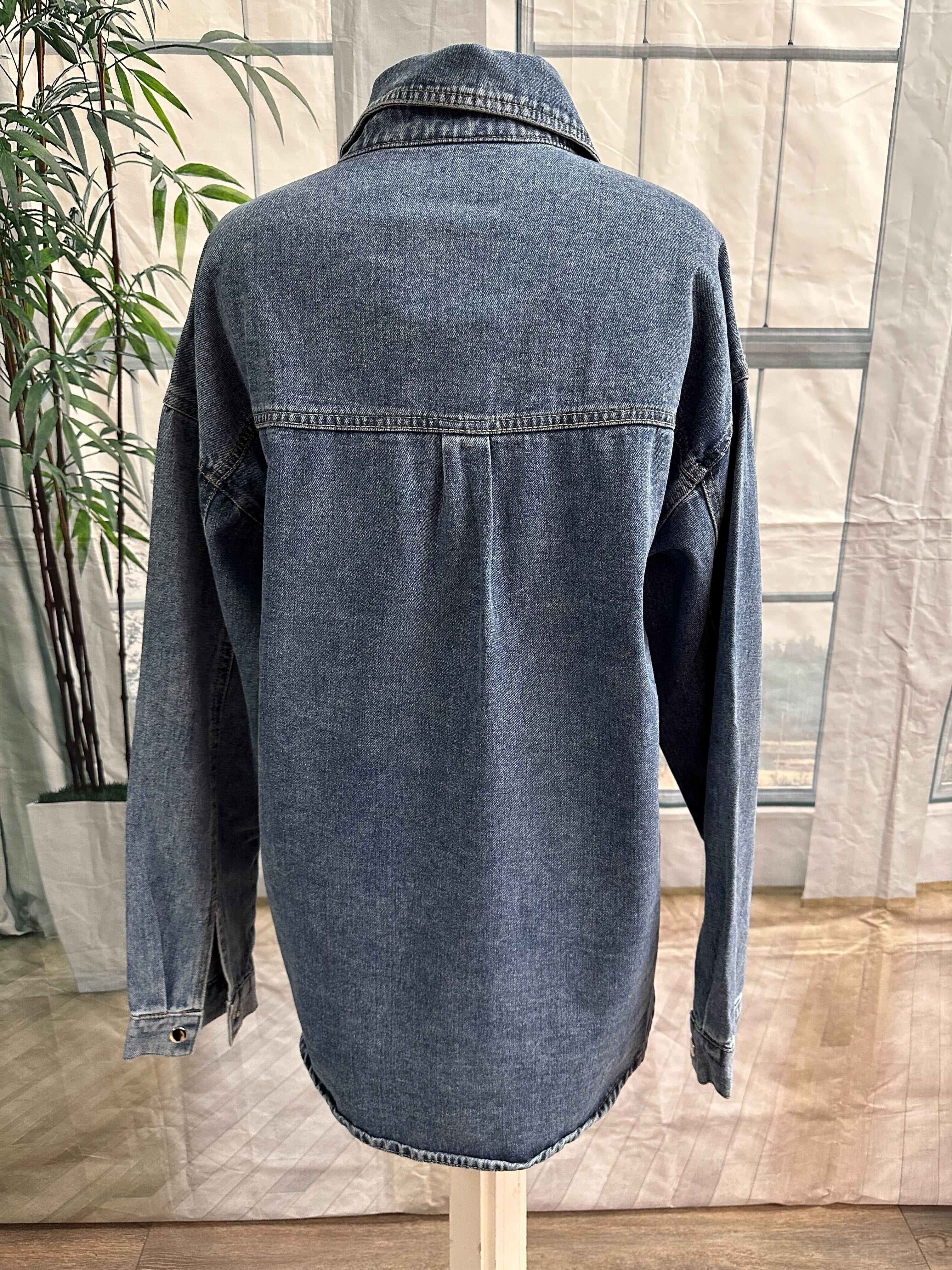 Nouveauté blouse en jeans - BOUTIQUE SYLBELLE