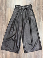 Nouveauté pantalon scintillant avec ceinture automne/hiver 2024-2025- BOUTIQUE SYLBELLE