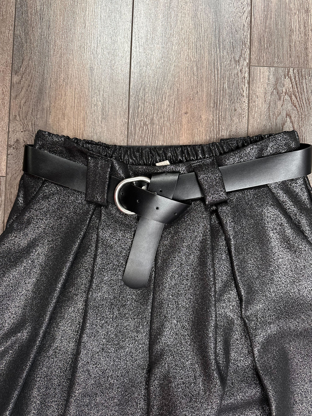Nouveauté pantalon scintillant avec ceinture automne/hiver 2024-2025- BOUTIQUE SYLBELLE