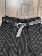 Nouveauté pantalon ligné avec ceinture automne/hiver 2024-2025- BOUTIQUE SYLBELLE