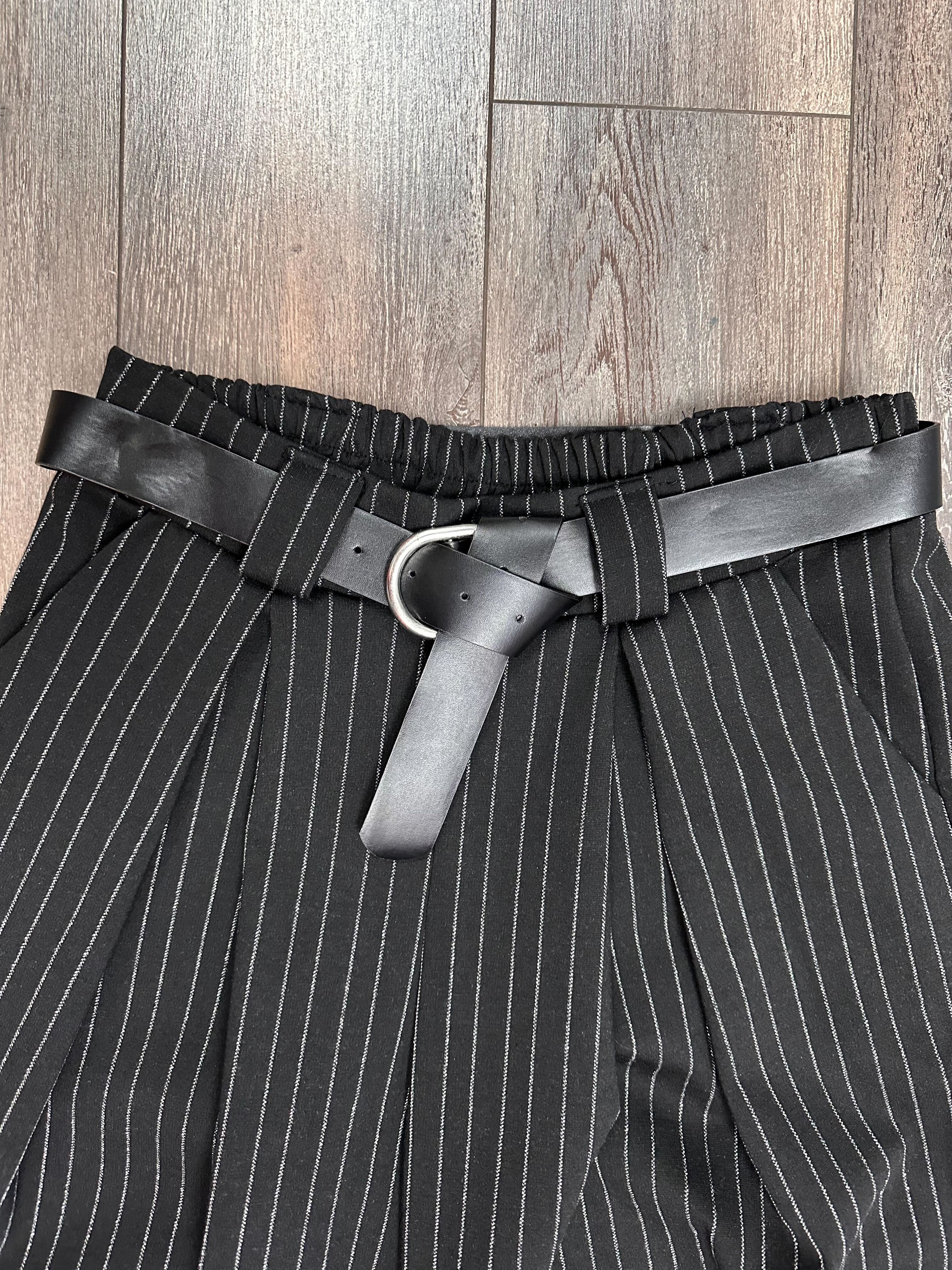Nouveauté pantalon ligné avec ceinture automne/hiver 2024-2025- BOUTIQUE SYLBELLE