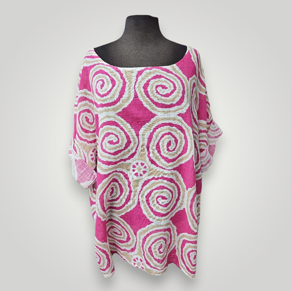 Blouse (motif spirales)