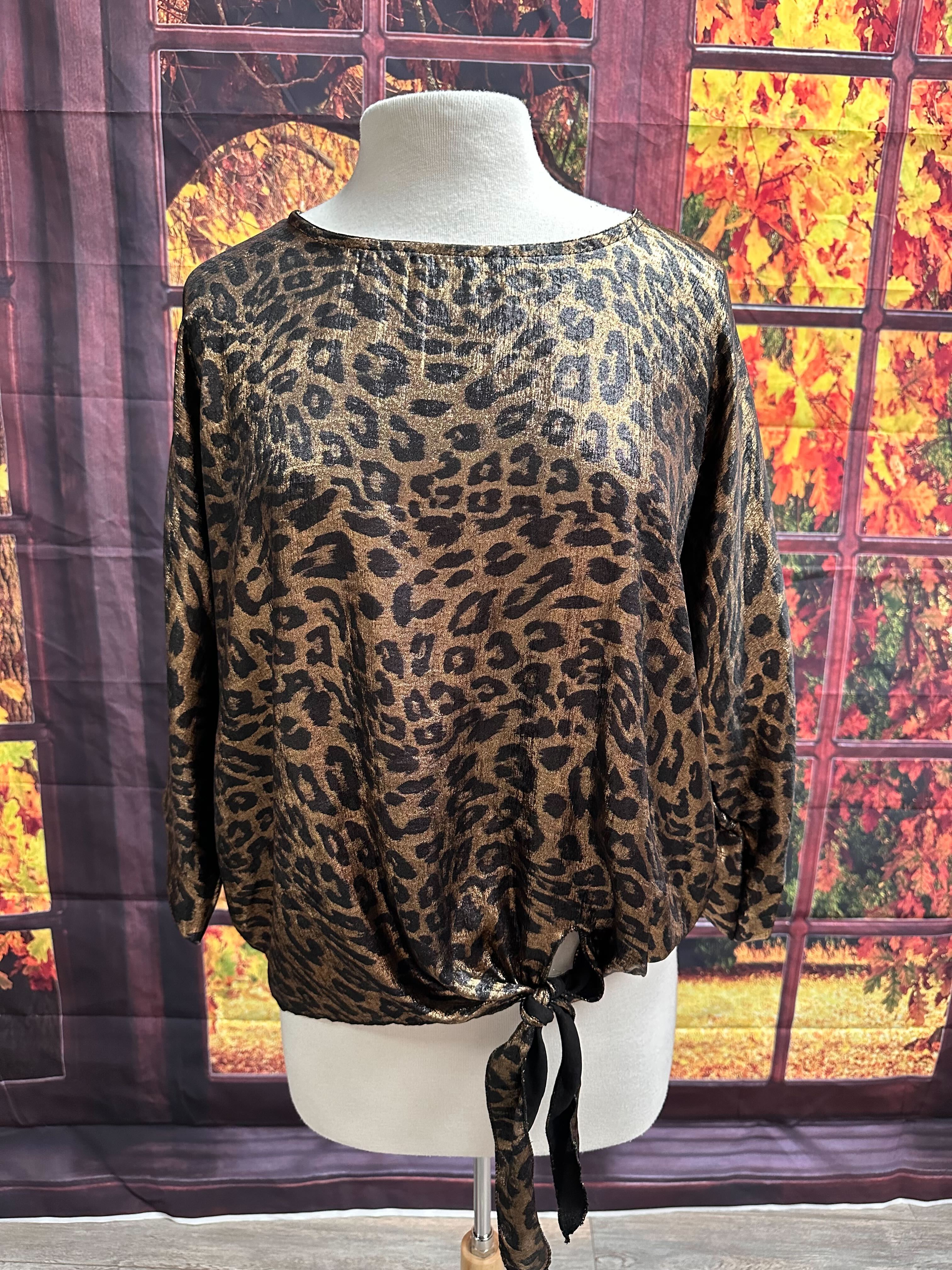 Nouveauté blouse léopard automne/hiver 2024-2025- BOUTIQUE SYLBELLE