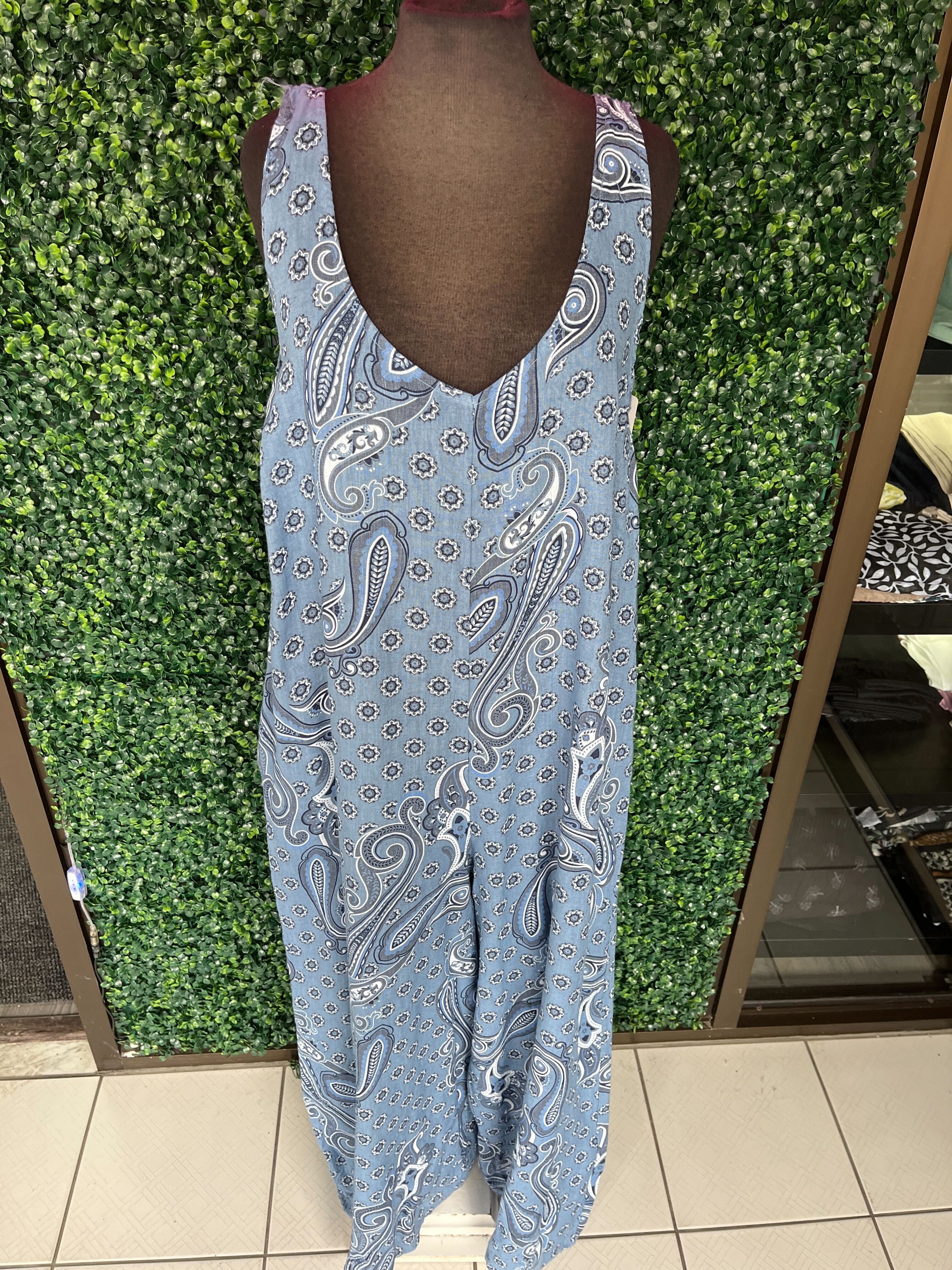 Combinaison/Salopette motif paisley