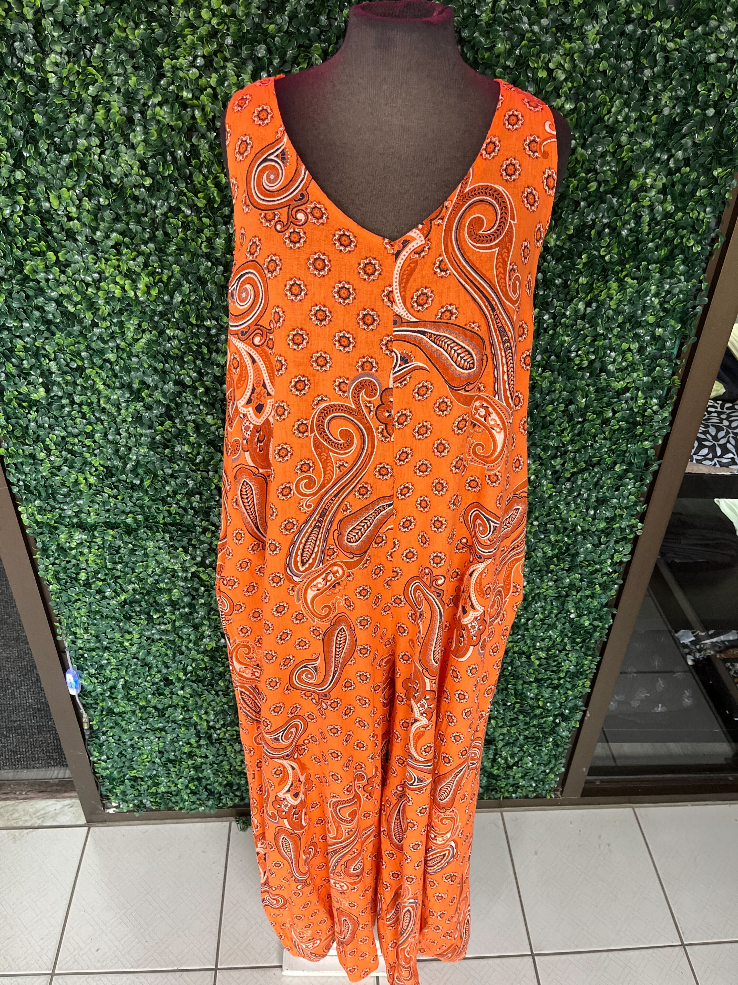 Combinaison/Salopette motif paisley