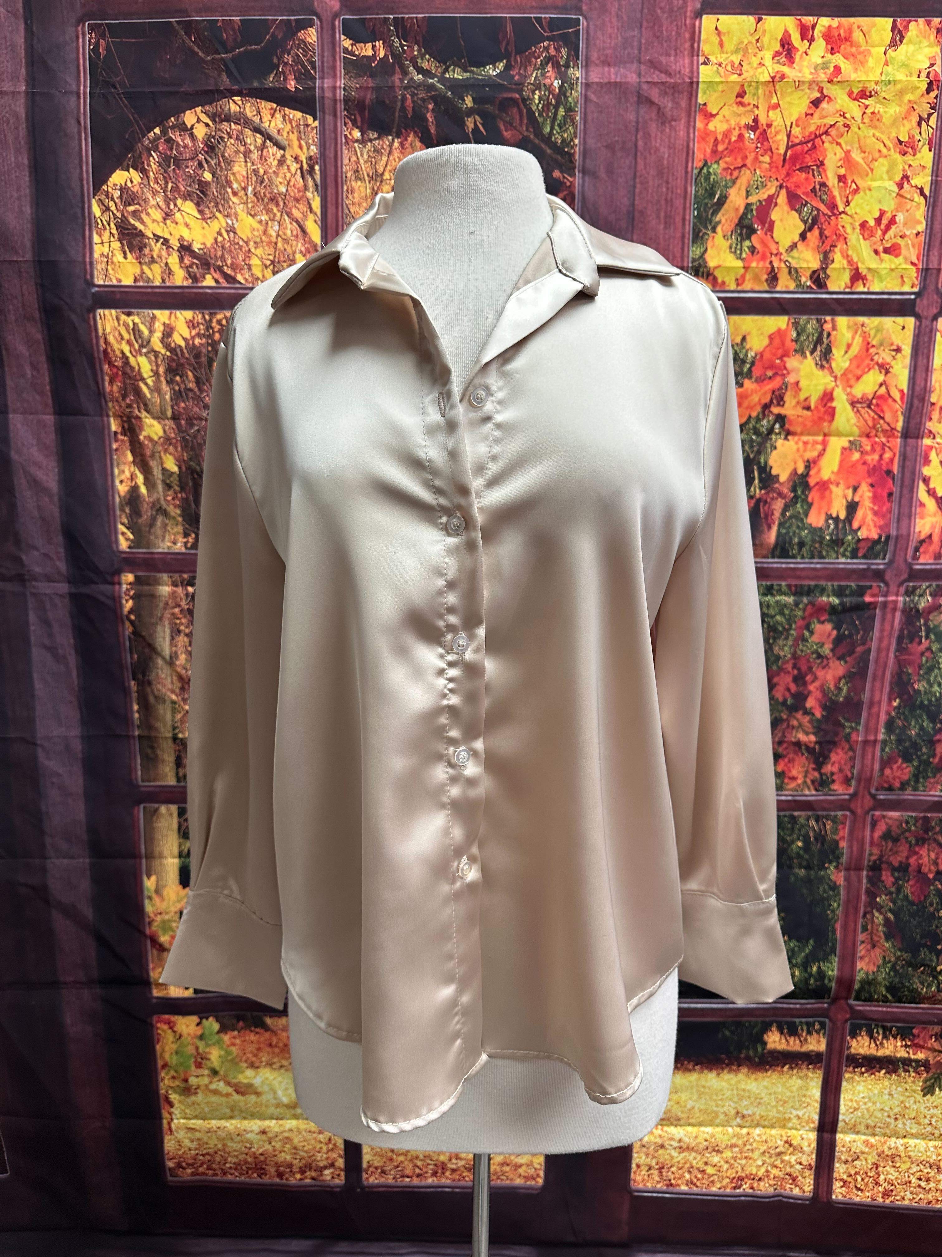 Nouveauté blouse en satin automne/hiver 2024-2025- BOUTIQUE SYLBELLE