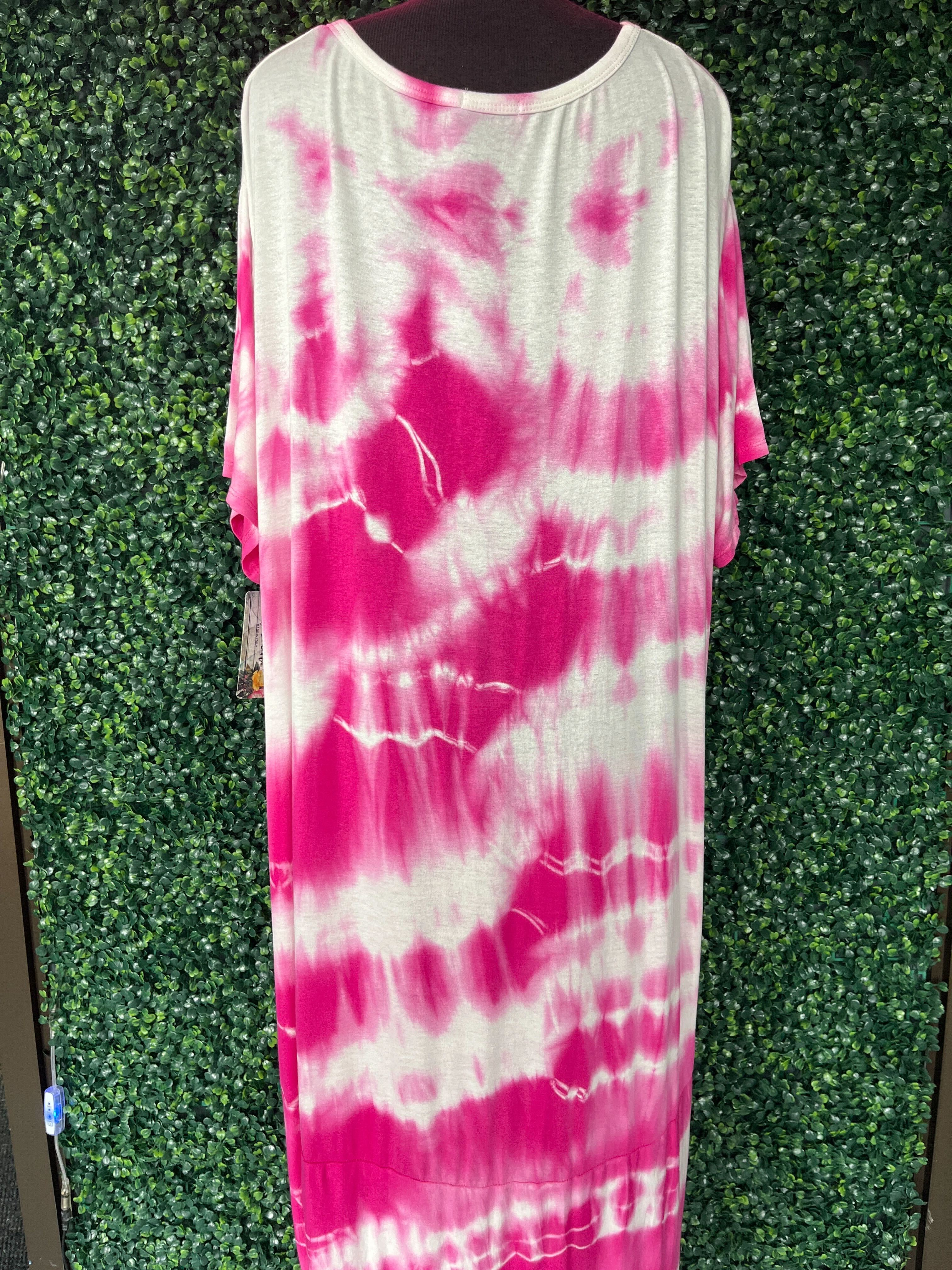 Robe effet tie-dye