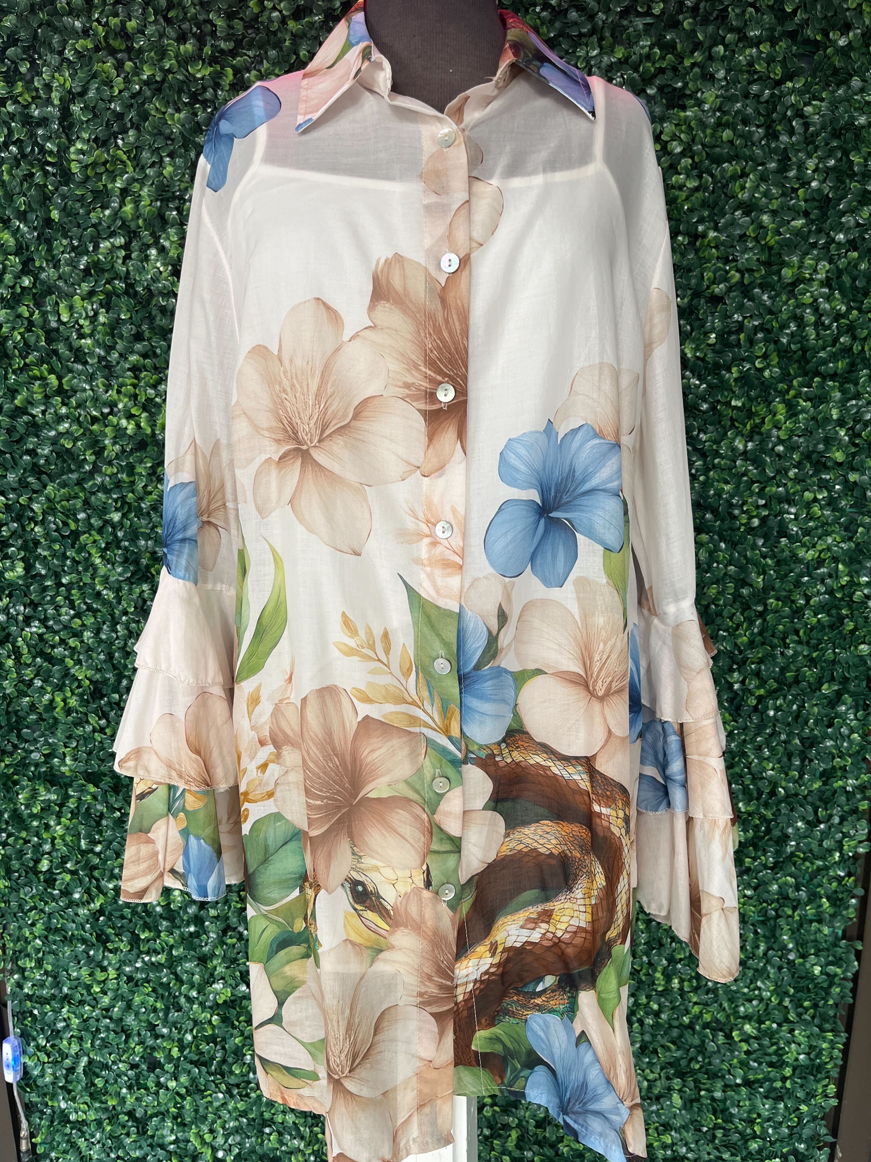 Blouse fleuris