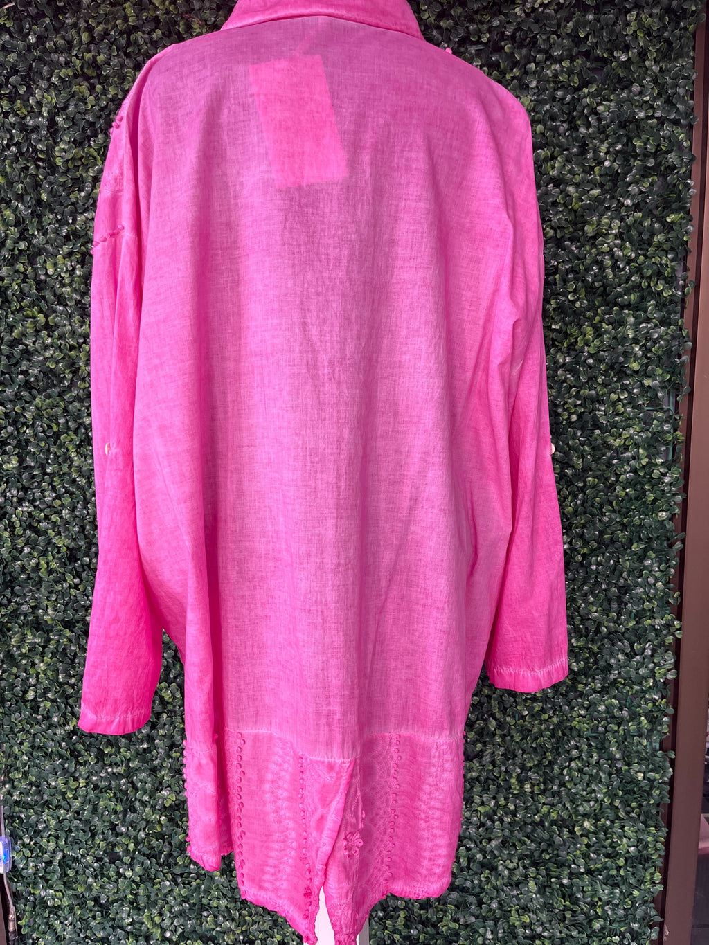Chemise motif de fleurs