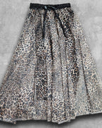 Jupe en tule léopard