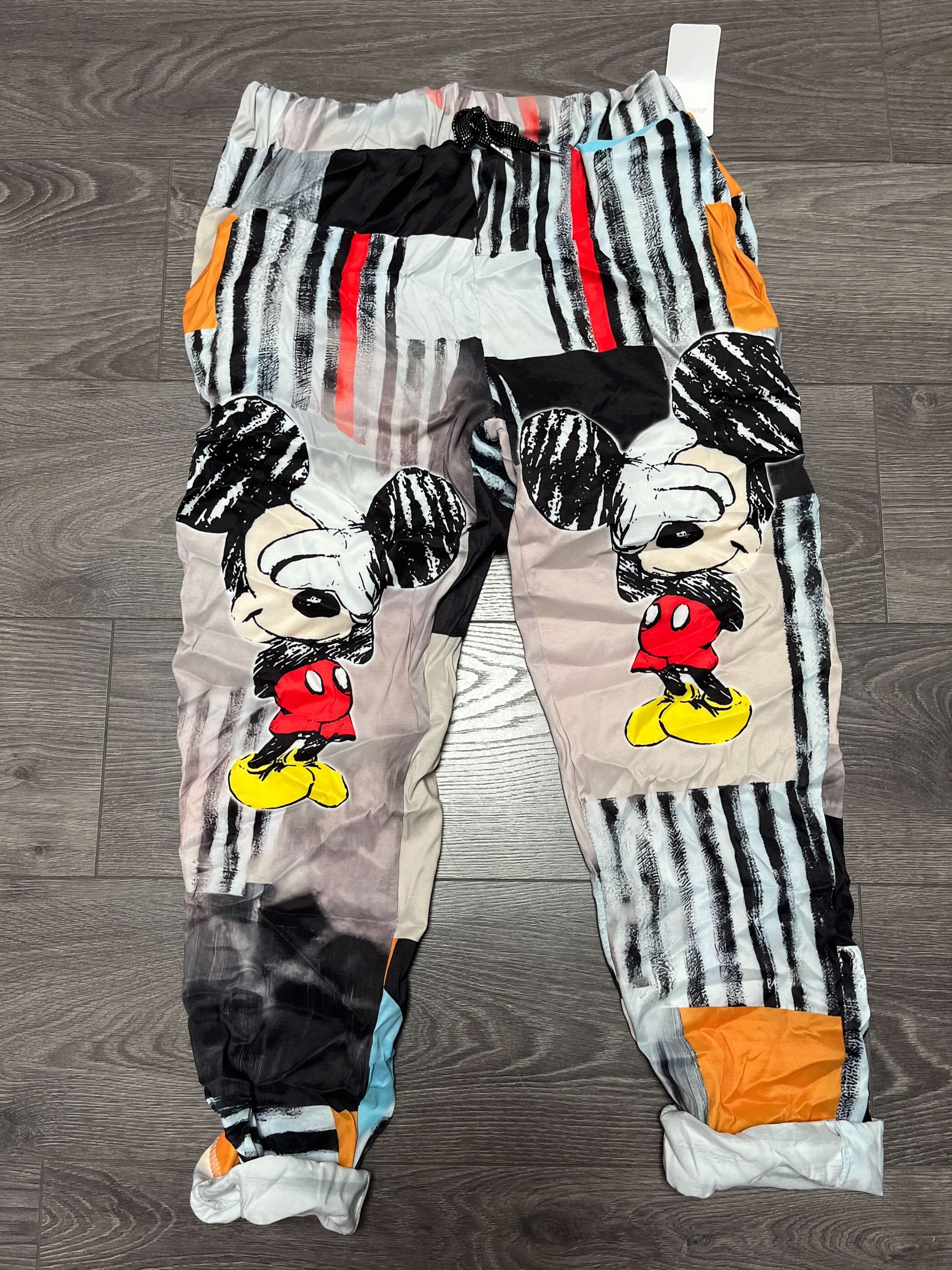 Pantalon Animé (Mickey Rayé)