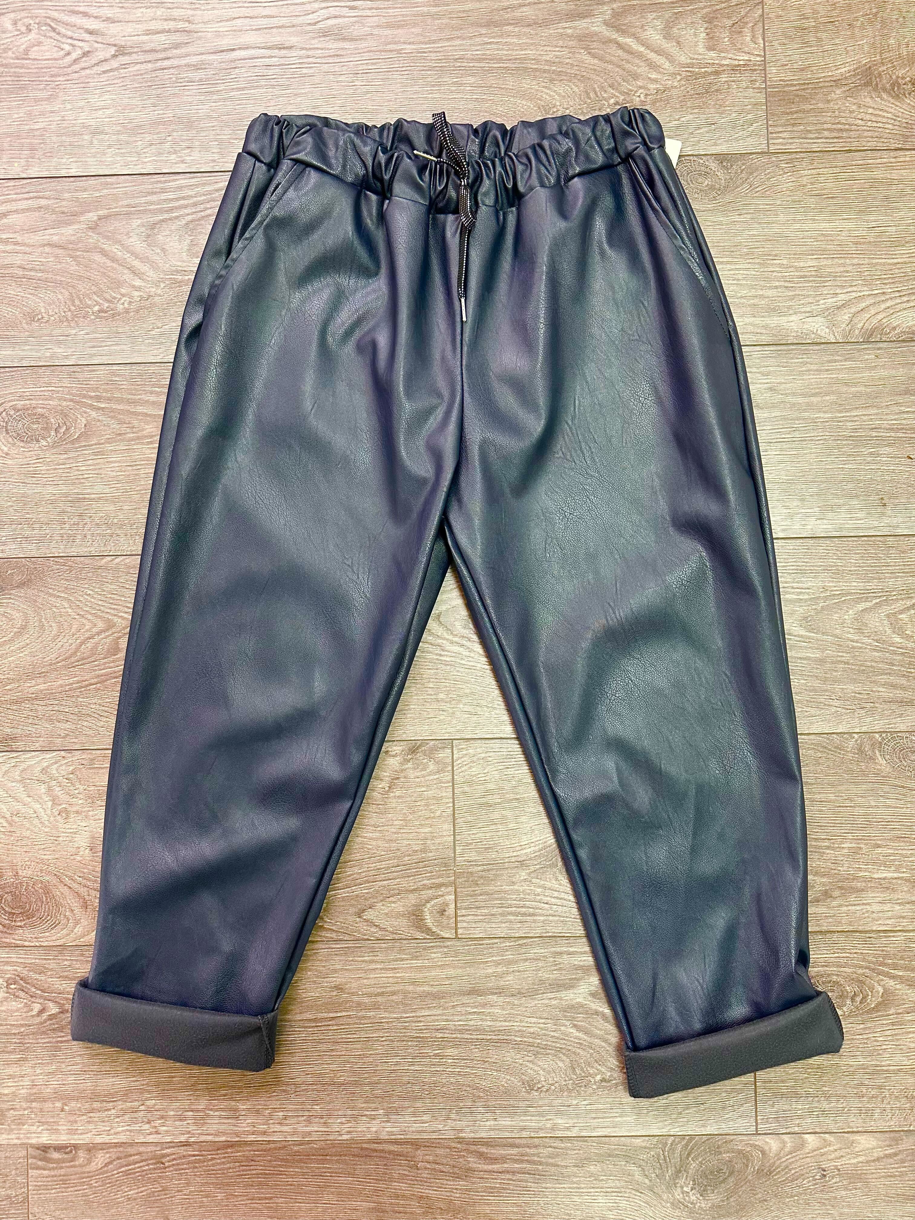 Nouveauté pantalon en cuir automne/hiver 2024-2025- BOUTIQUE SYLBELLE