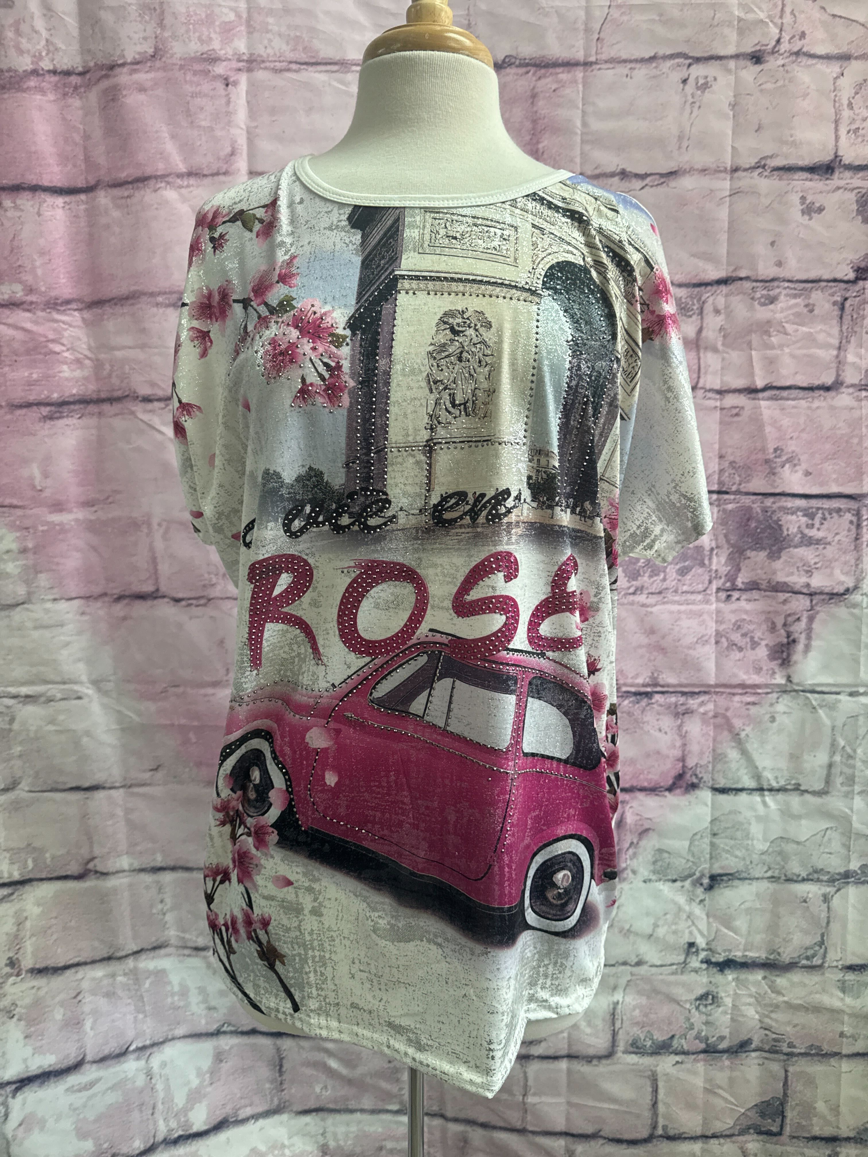 T-shirt ``La vie en rose``