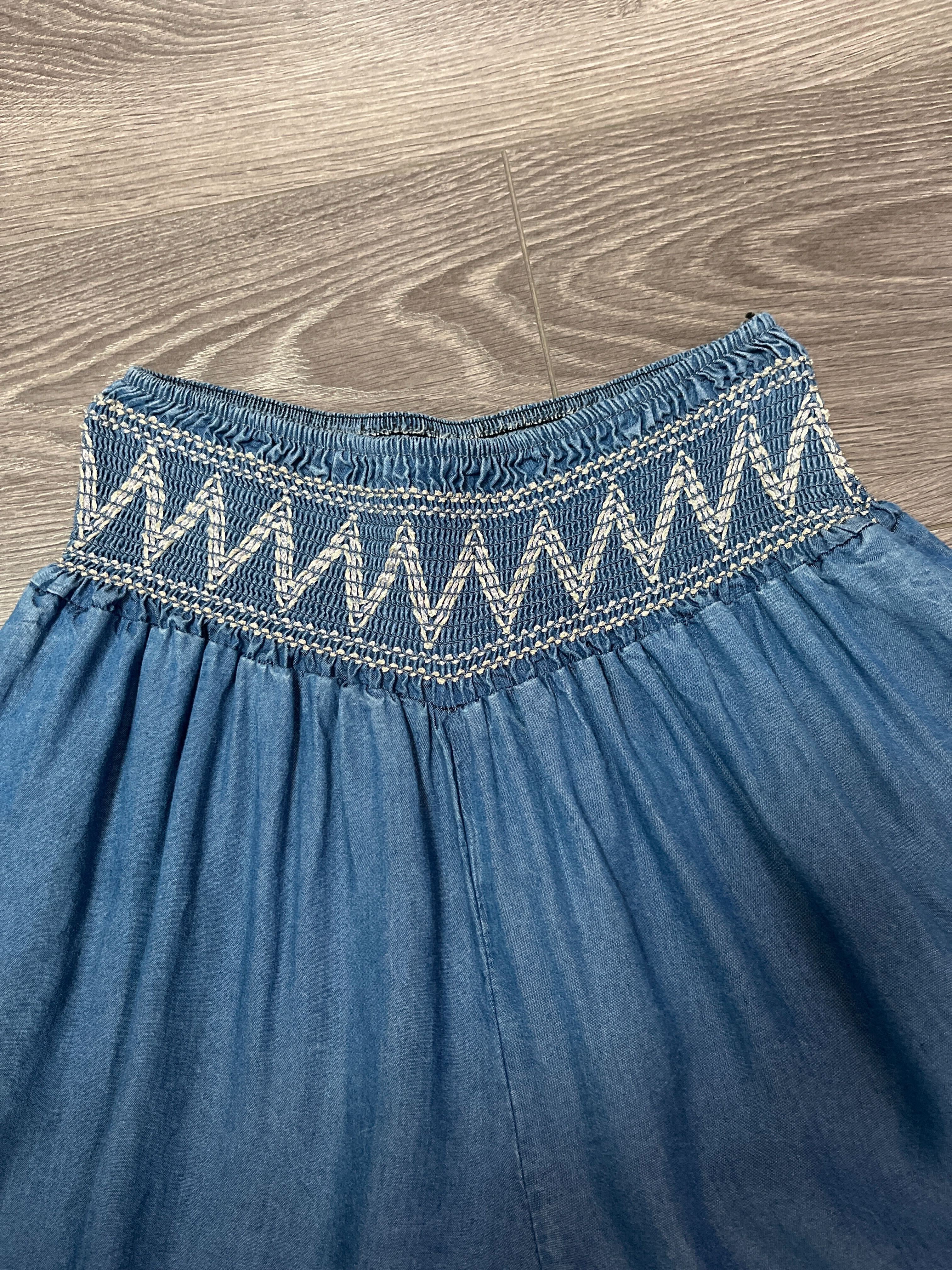 Pantalon évasé en tencel
