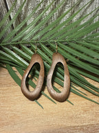 Boucle d'oreille bois Exo