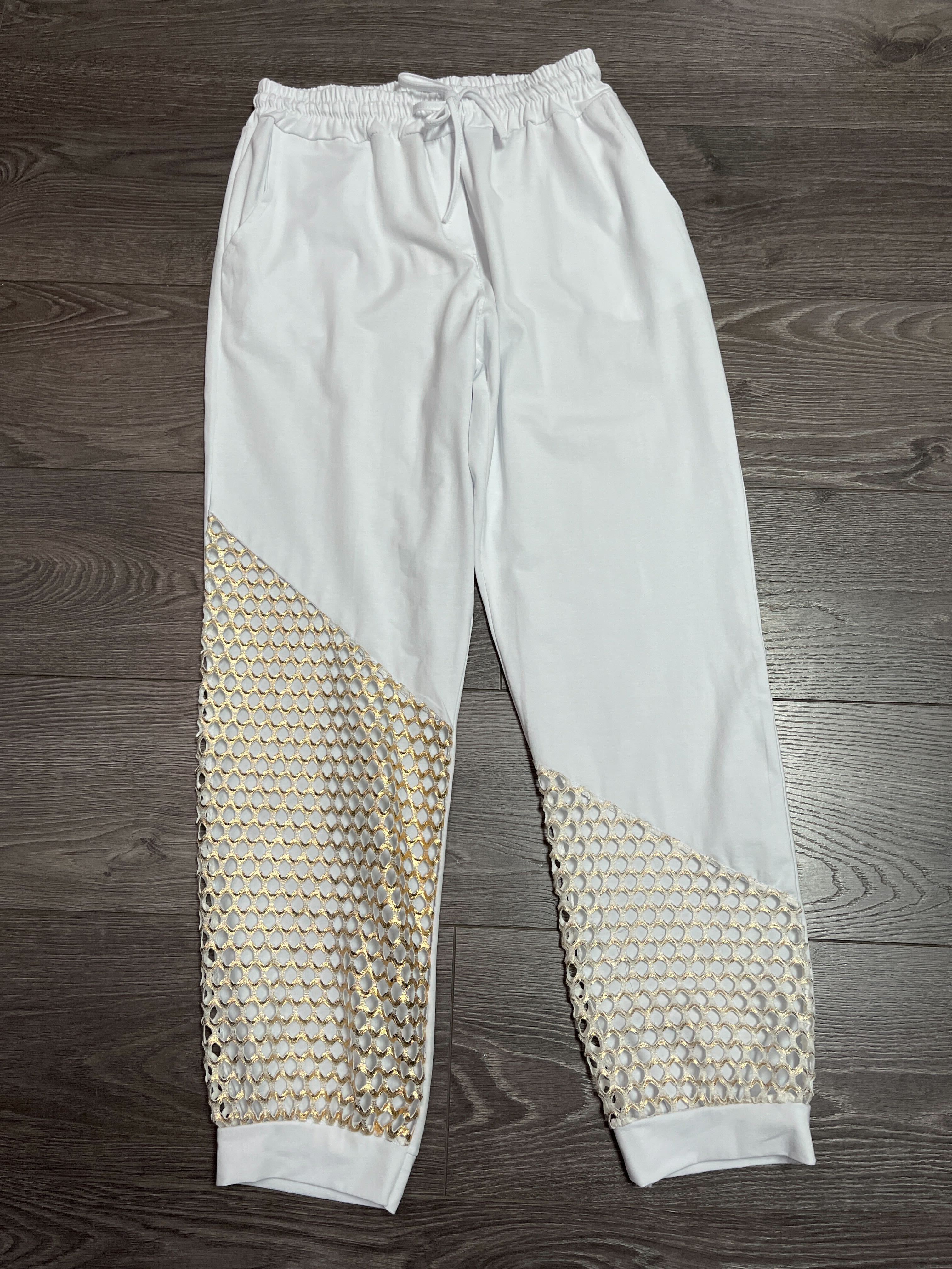 Pantalon (Filet Or Dans Le Bas)