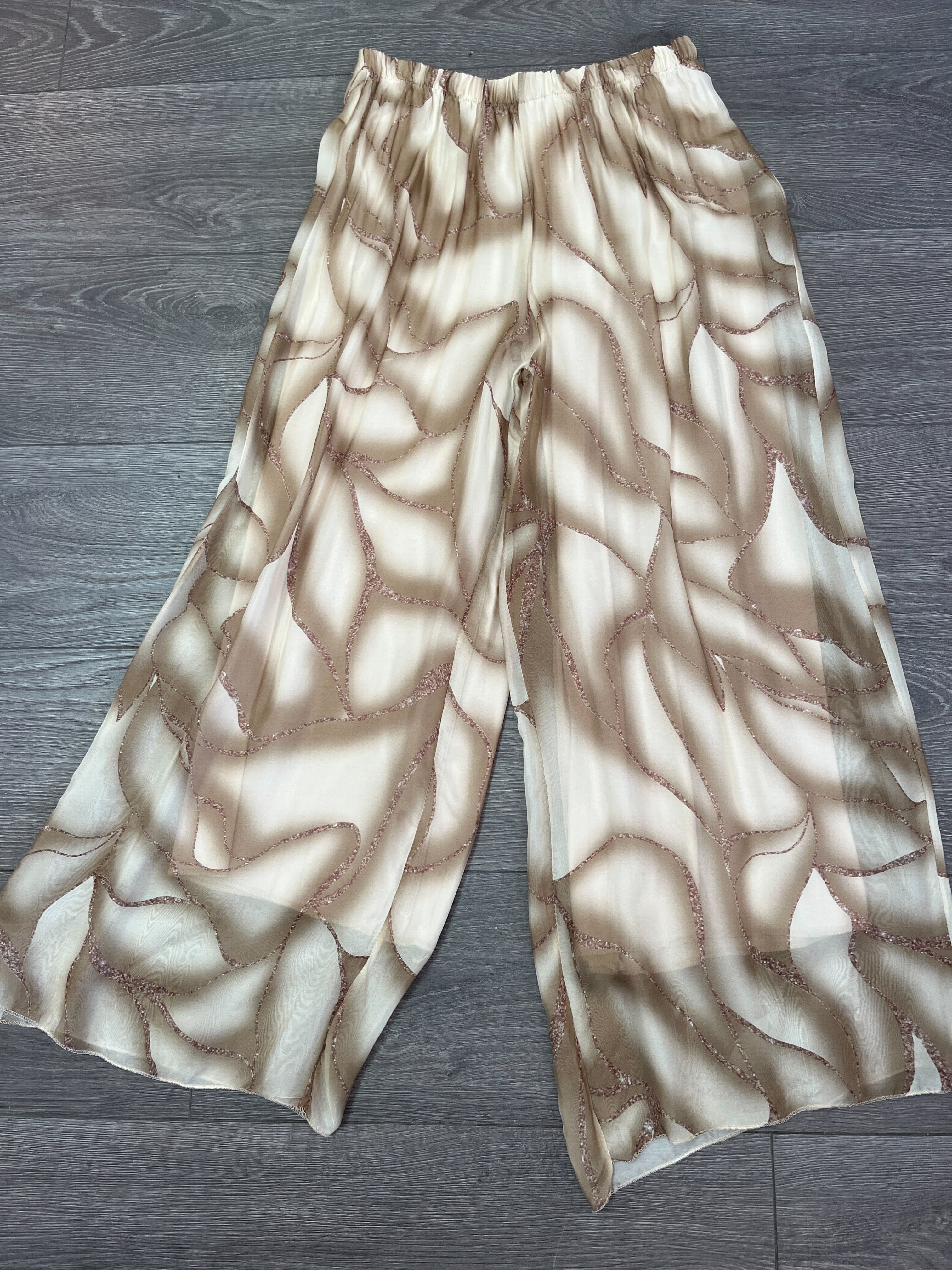 Pantalon en soie