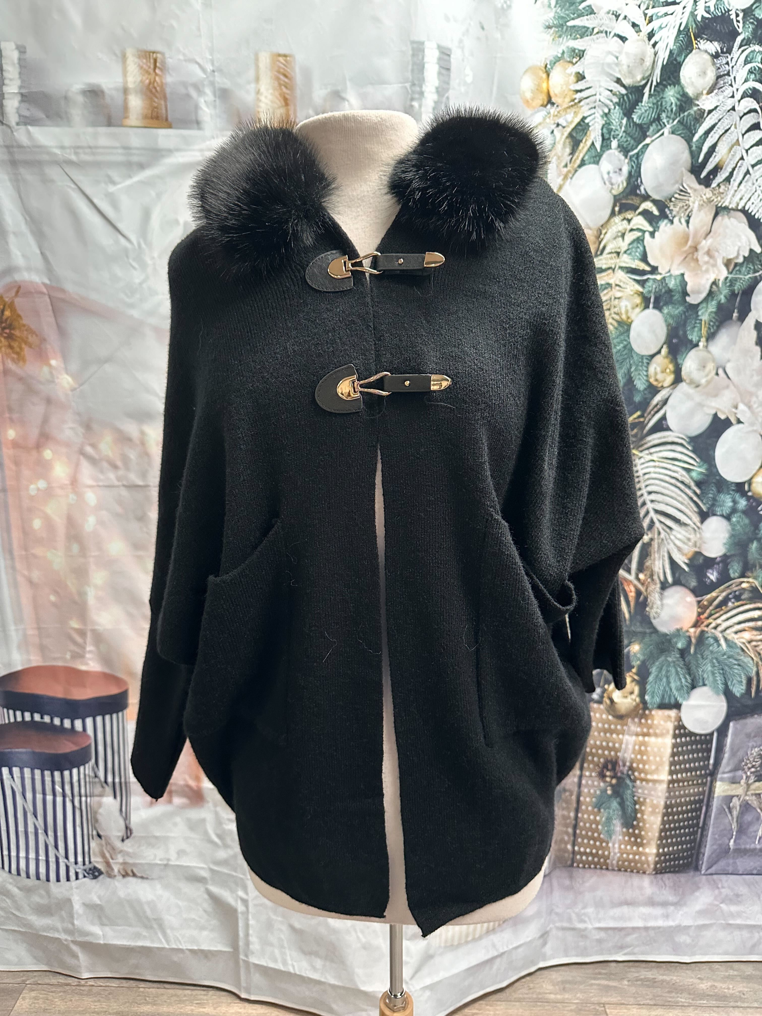 Nouveaut­é chandail de style cape automne/hiver 2024-2025- BOUTIQUE SYLBELLE